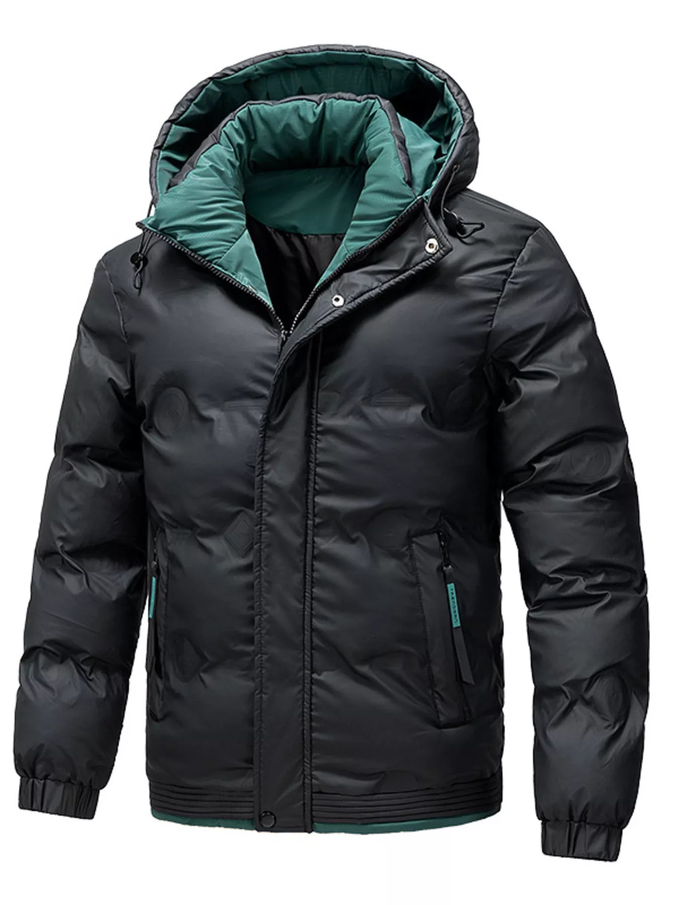 Men's Plus Size Warm Padded Hooded Puffer Jacket - PBNJ FASHIONS