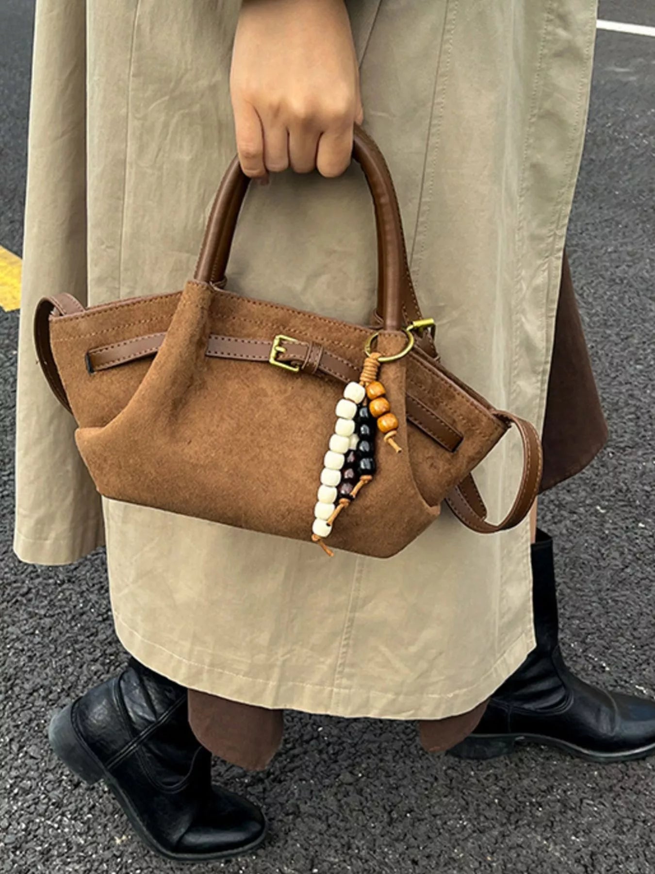 Buckle Decor Tote Bag - PBNJ FASHIONS