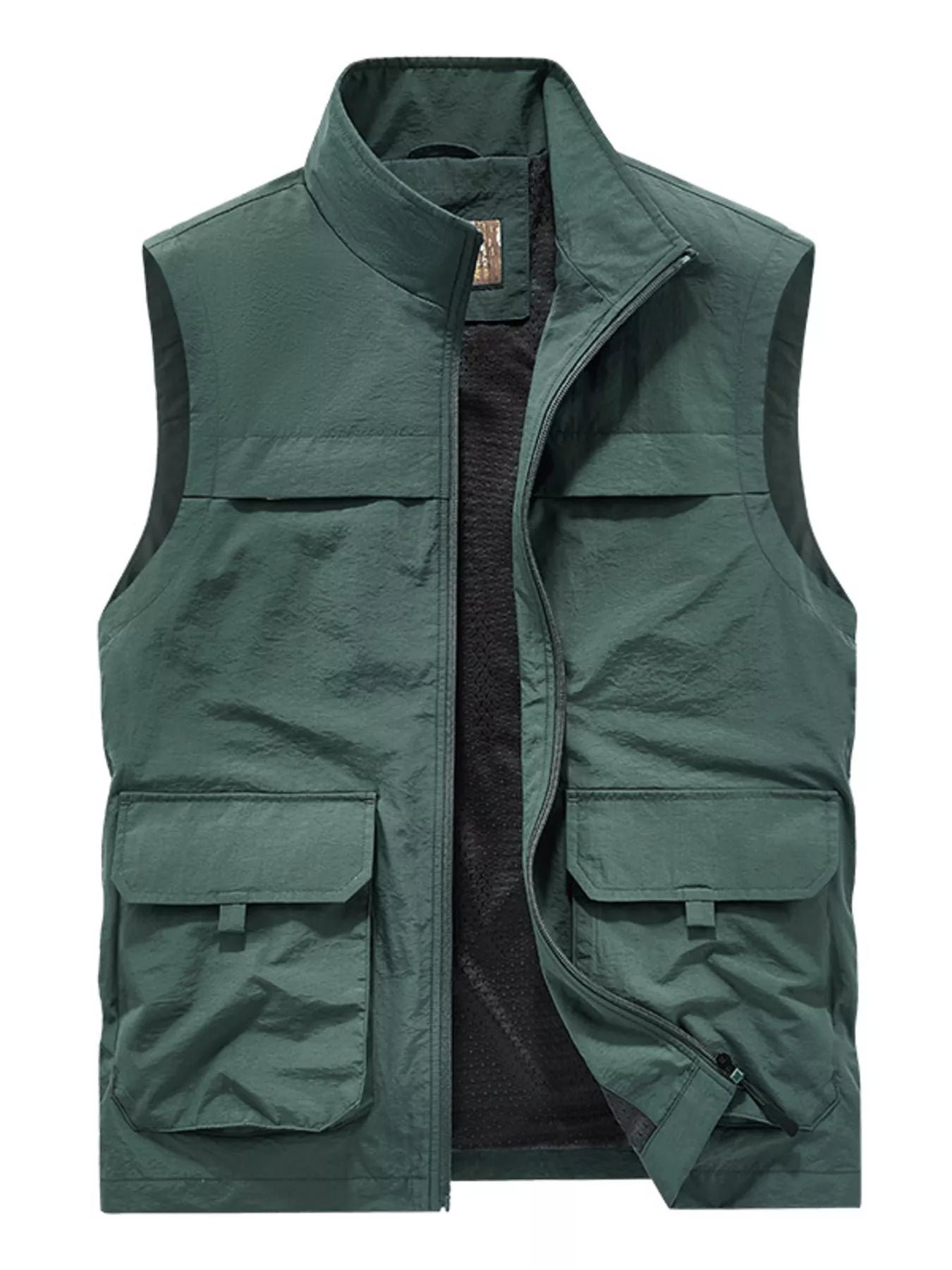 Men's Plus Size Lightweight Multi - Pocket Outdoor Vest - PBNJ FASHIONS