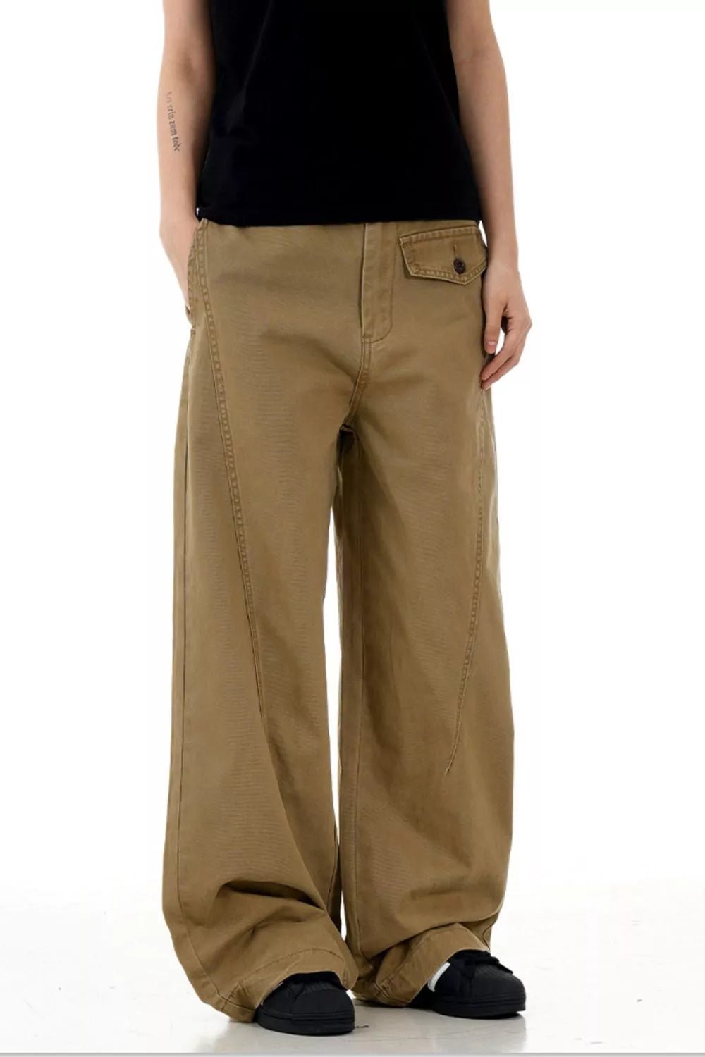 Men's Wide Leg Casual Pants - PBNJ FASHIONS