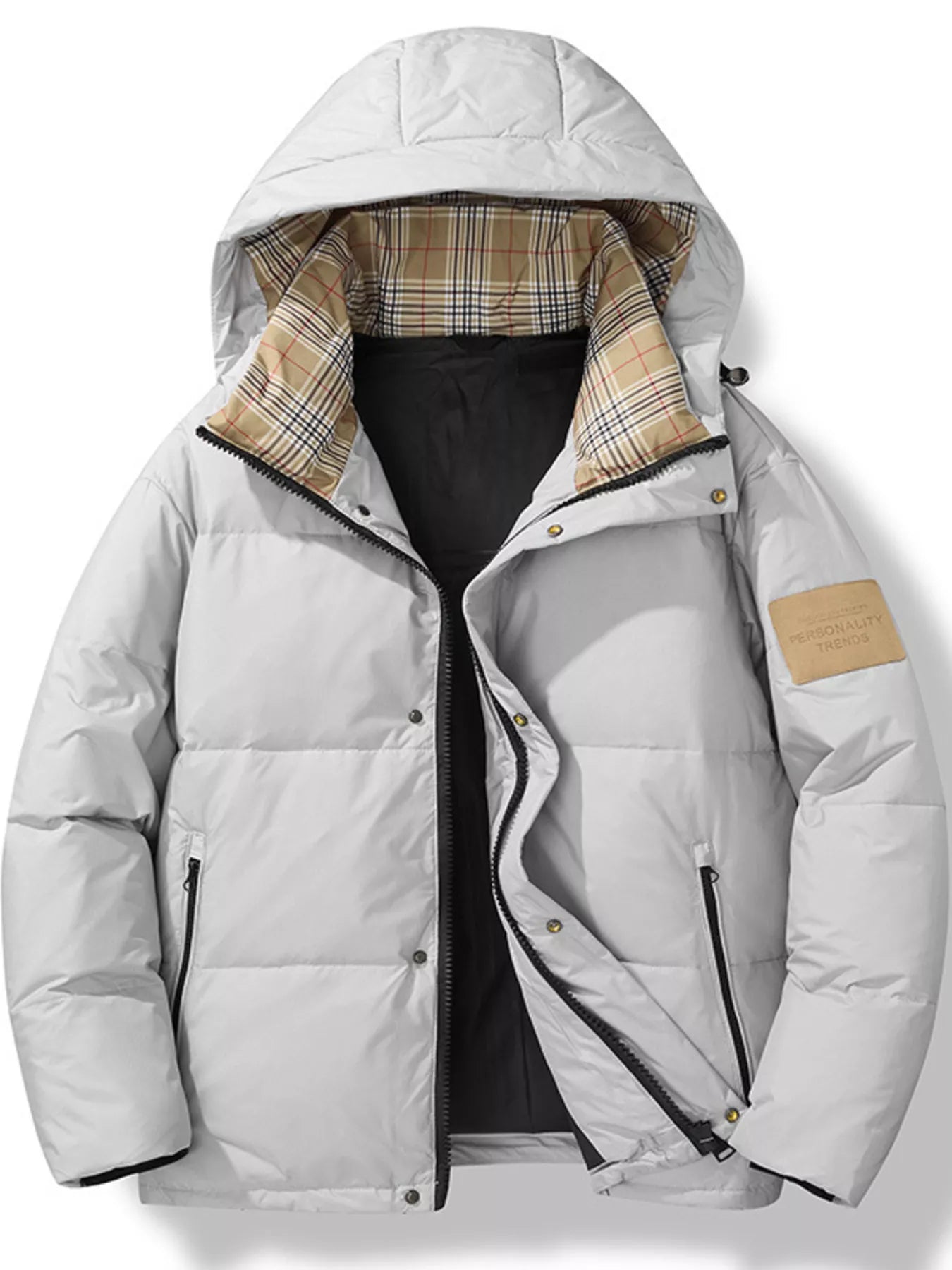 Men's Plus Size Warm Padded Hooded Down Puffer Jacket - PBNJ FASHIONS