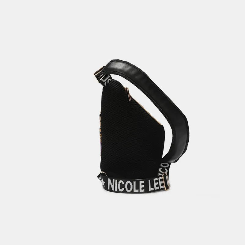Nicole Lee USA Vegan Leather Leopard & Lip Pattern Crossbody Bag - PBNJ FASHIONS
