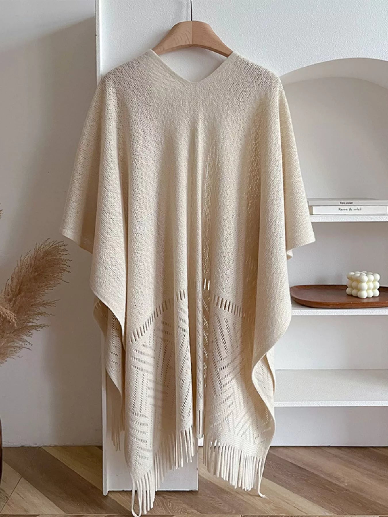 Fringe Open Front Cardigan - PBNJ FASHIONS