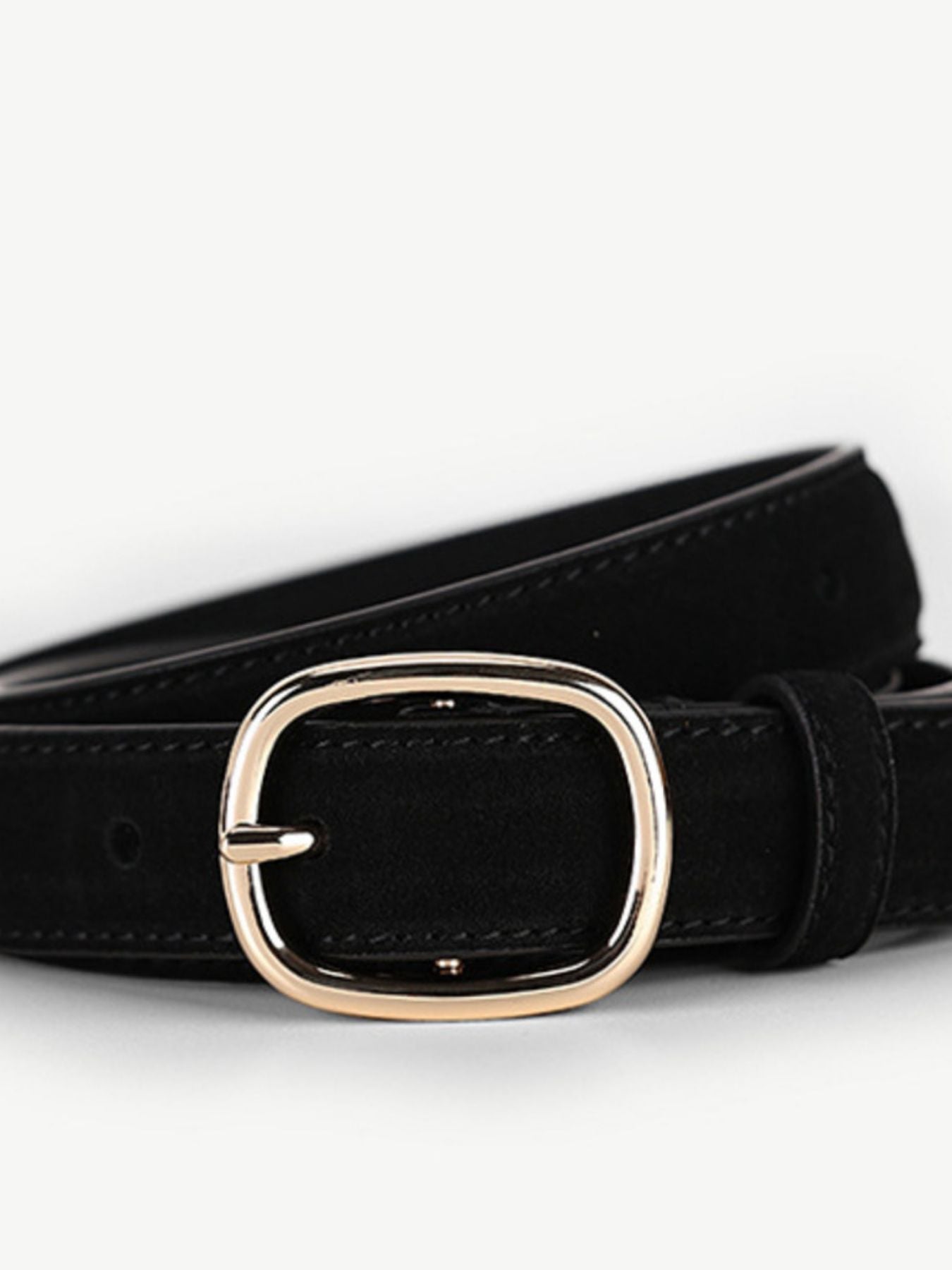 Golden Buckle Adjustable Fit Belt - PBNJ FASHIONS