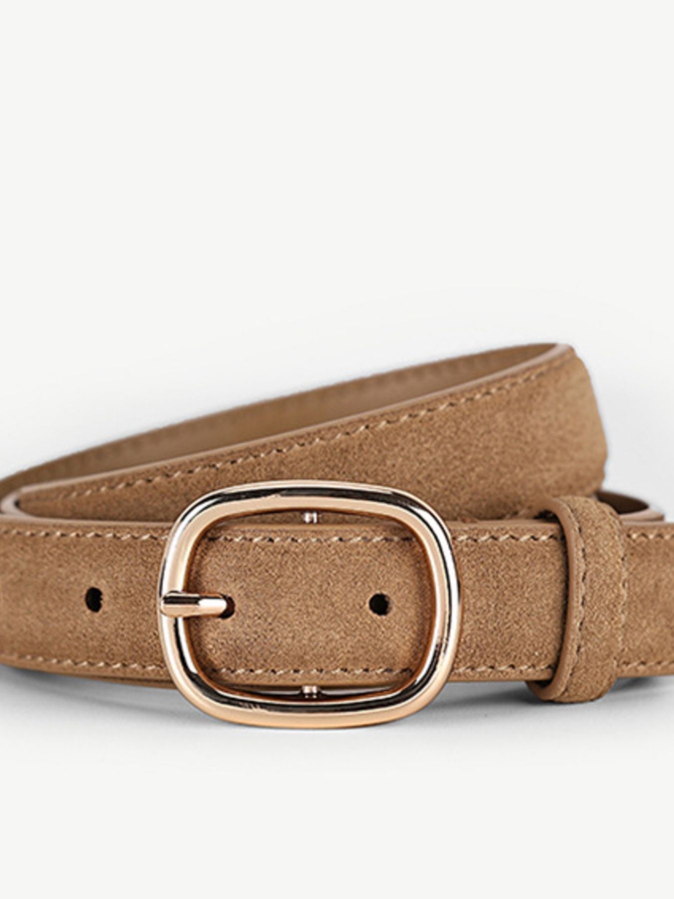 Golden Buckle Adjustable Fit Belt - PBNJ FASHIONS