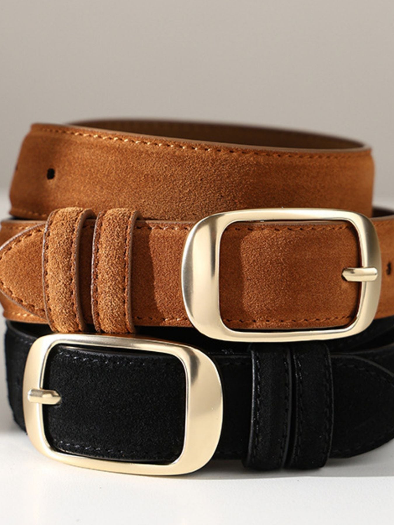 Cowhide Leather Belt Imported 1-Piece with Actual Length 39.4" - PBNJ FASHIONS