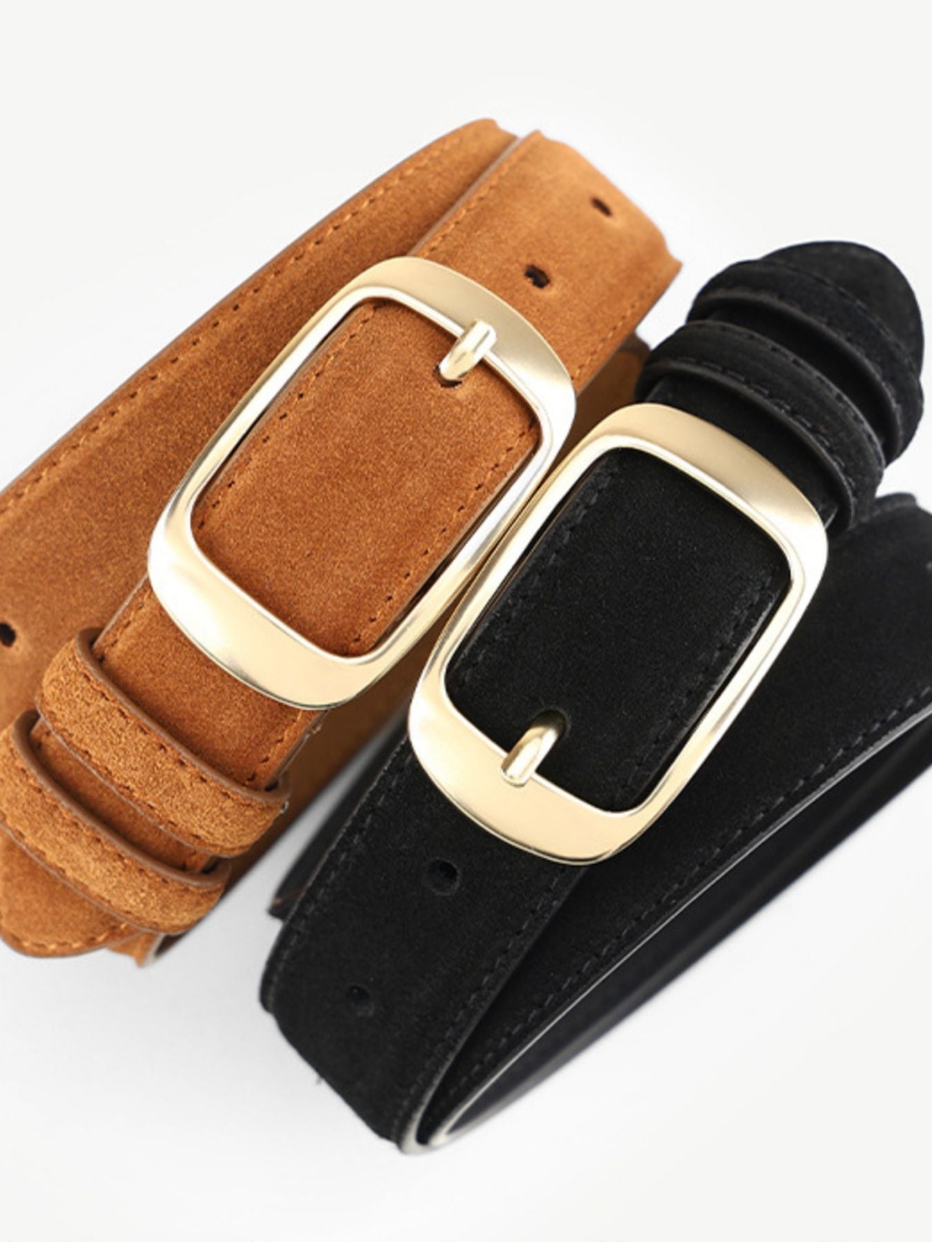 Cowhide Leather Belt Imported 1-Piece with Actual Length 39.4" - PBNJ FASHIONS