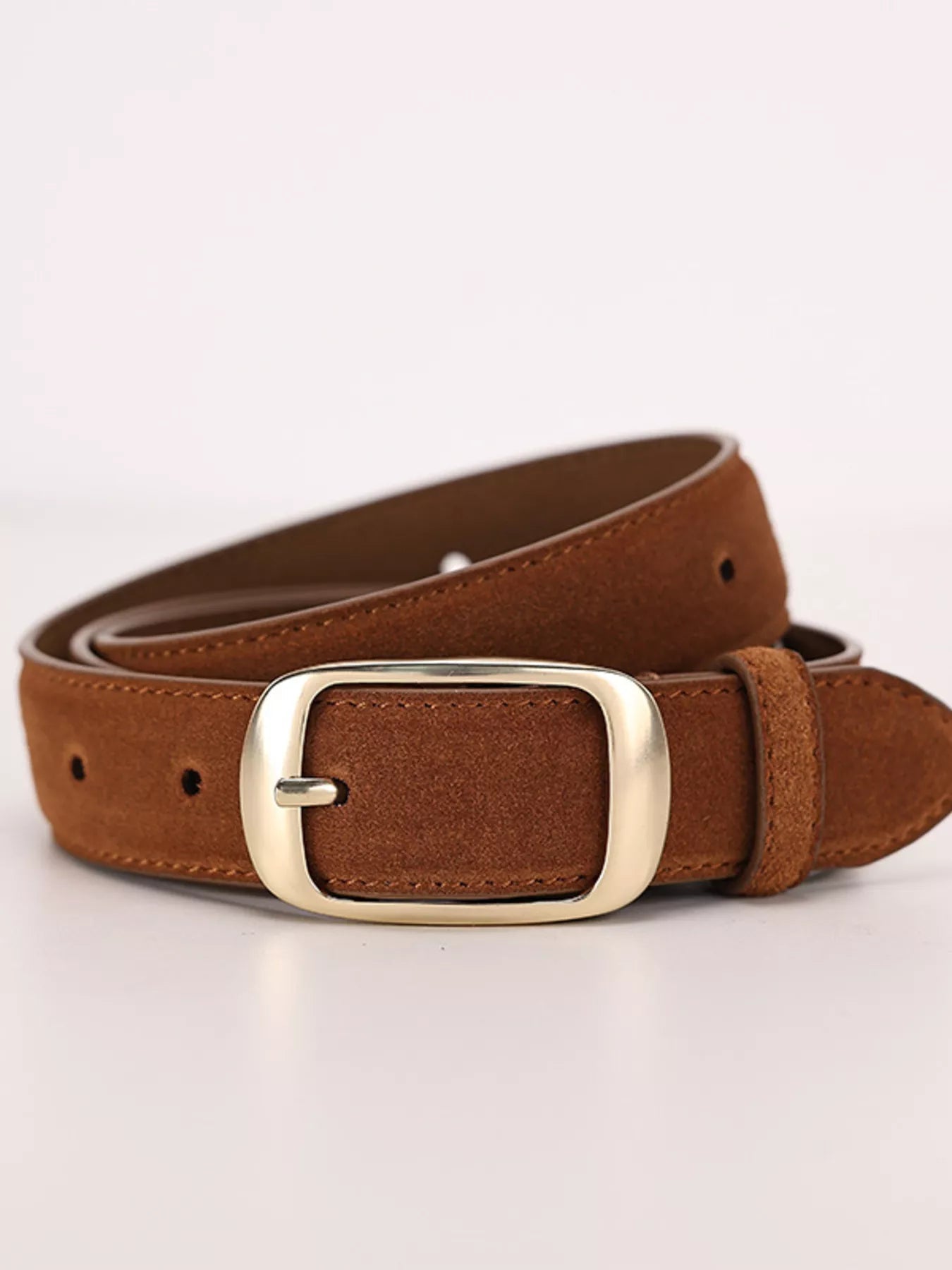 Cowhide Leather Belt Imported 1-Piece with Actual Length 39.4" - PBNJ FASHIONS