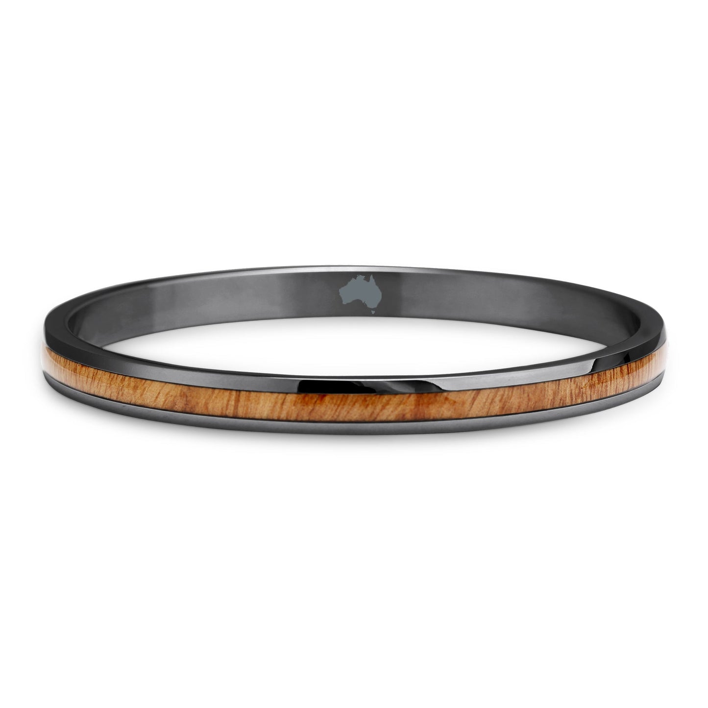 Gum Burl Bangle - Gunmetal - PBNJ FASHIONS