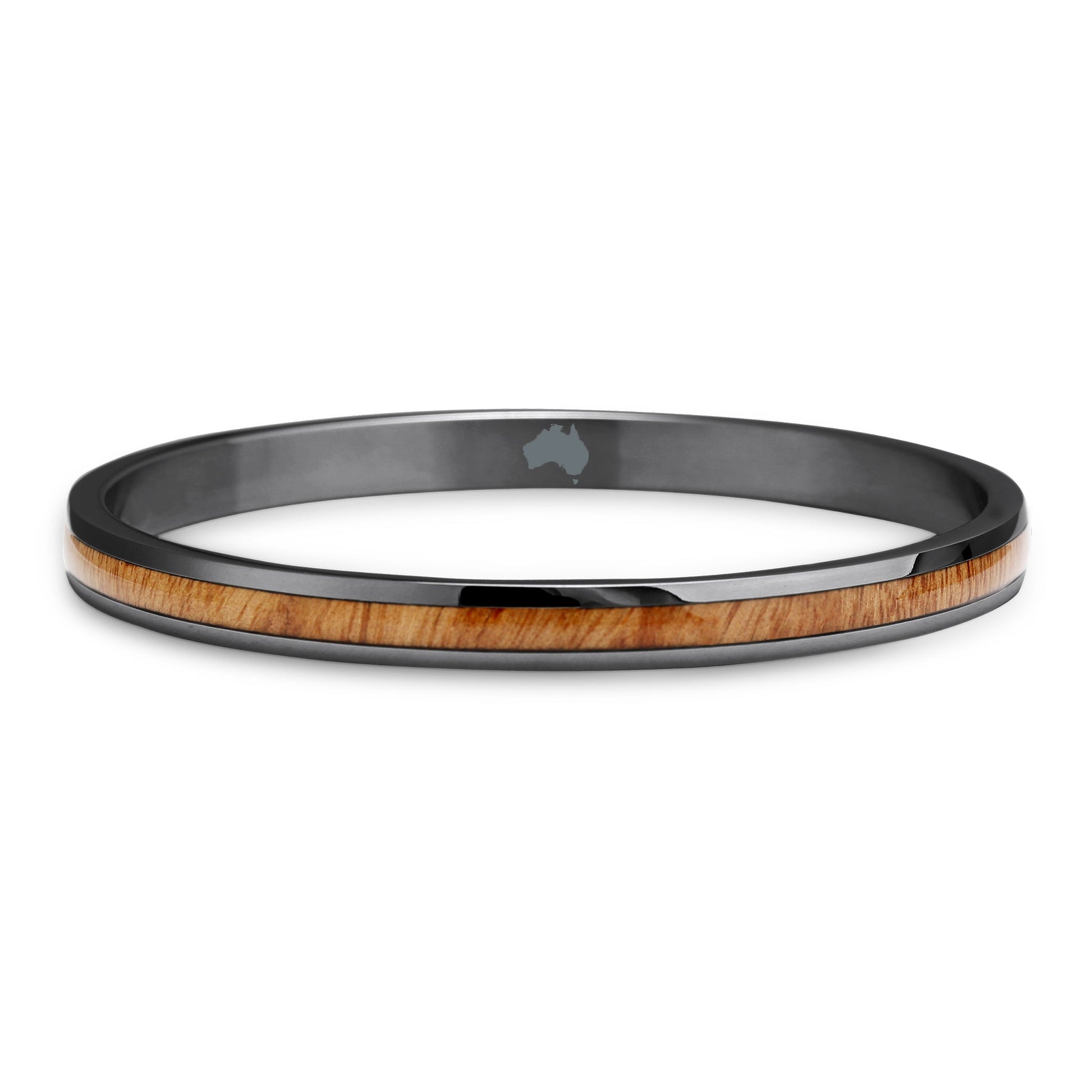 Gum Burl Bangle - Gunmetal - PBNJ FASHIONS