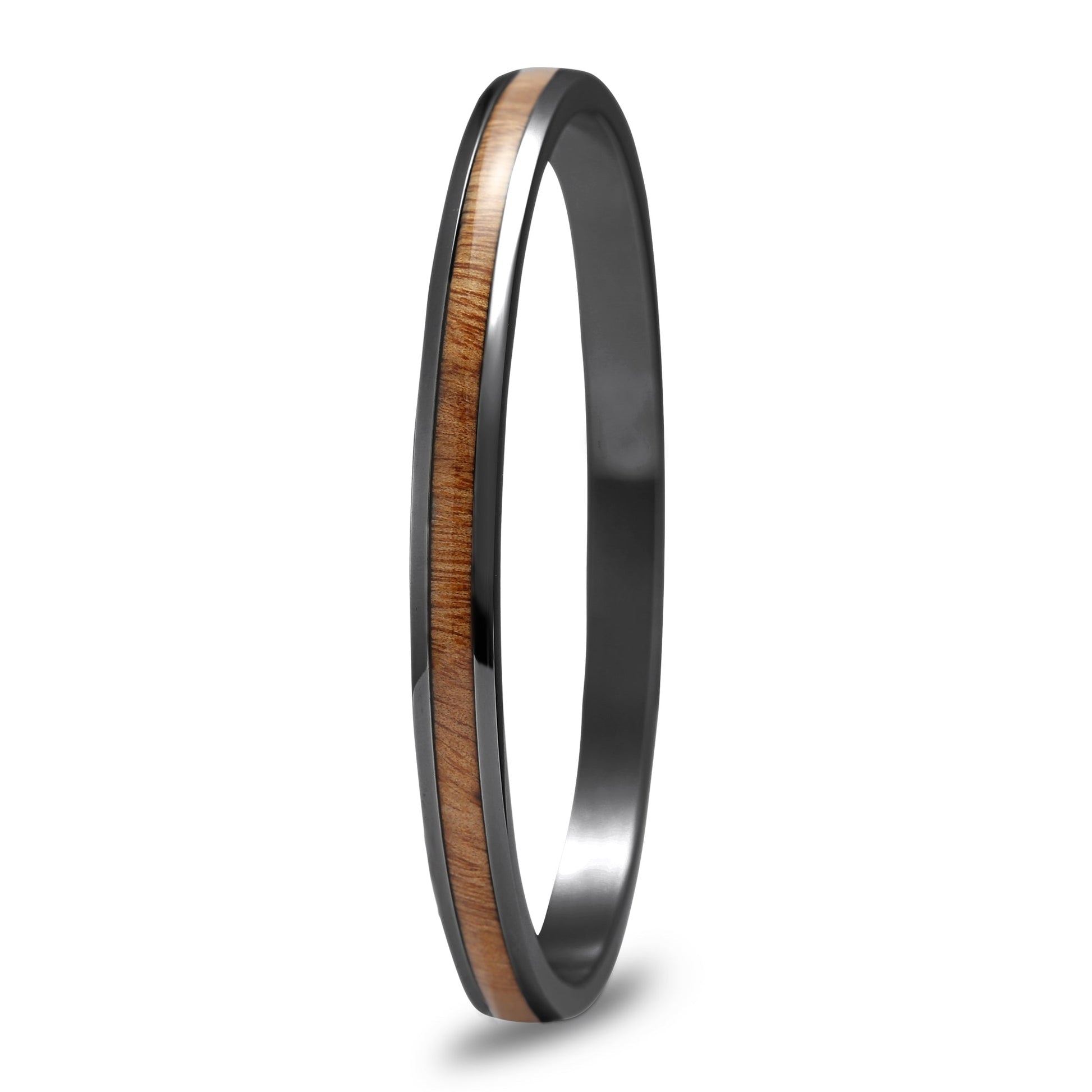 Gum Burl Bangle - Gunmetal - PBNJ FASHIONS