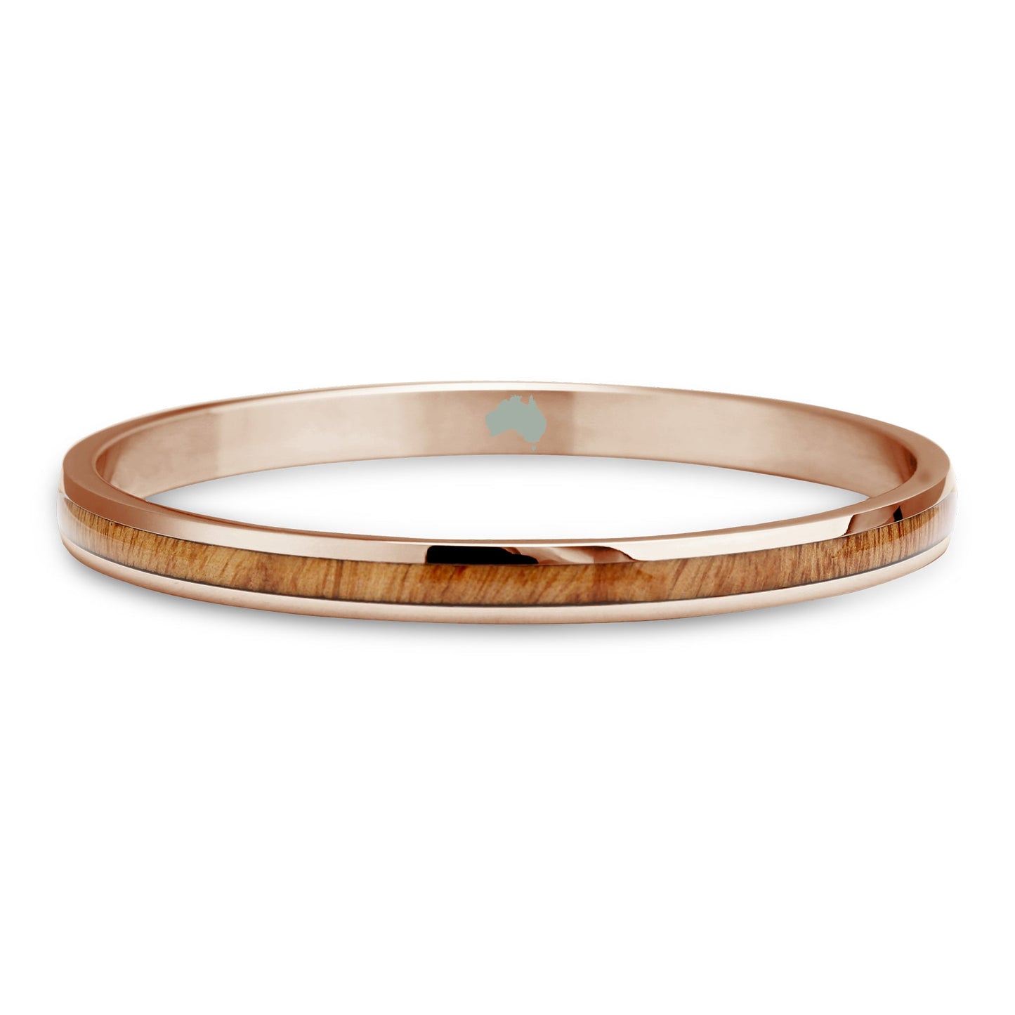 Gum Burl Bangle - Rose Gold