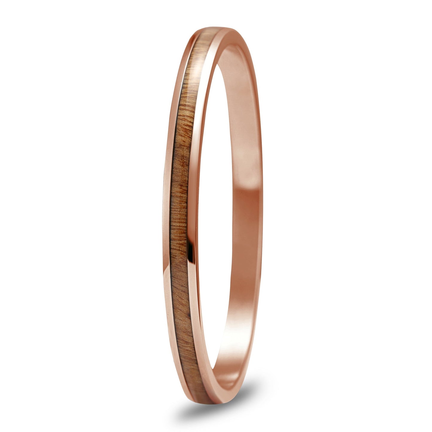 Gum Burl Bangle - Rose Gold - PBNJ FASHIONS