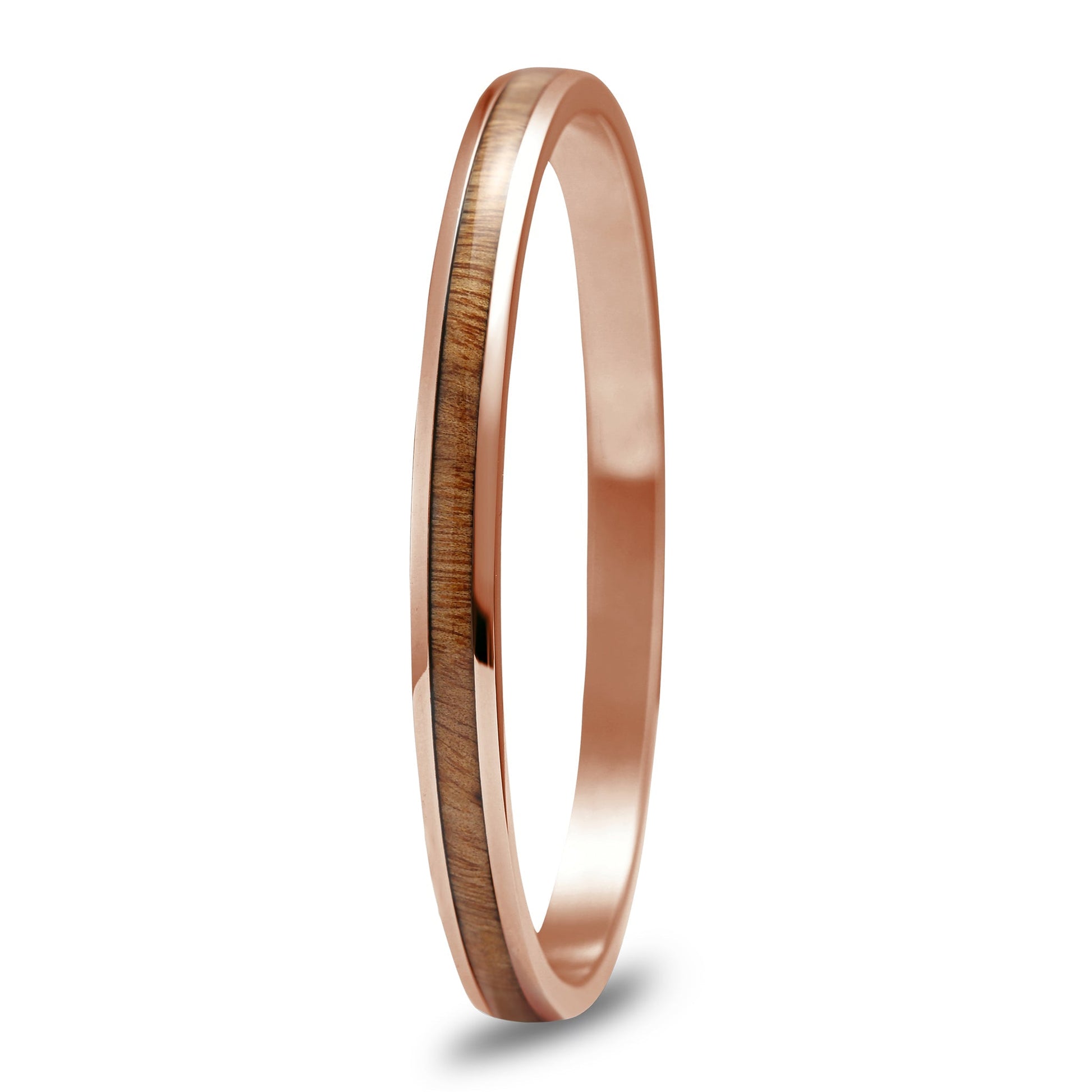 Gum Burl Bangle - Rose Gold - PBNJ FASHIONS