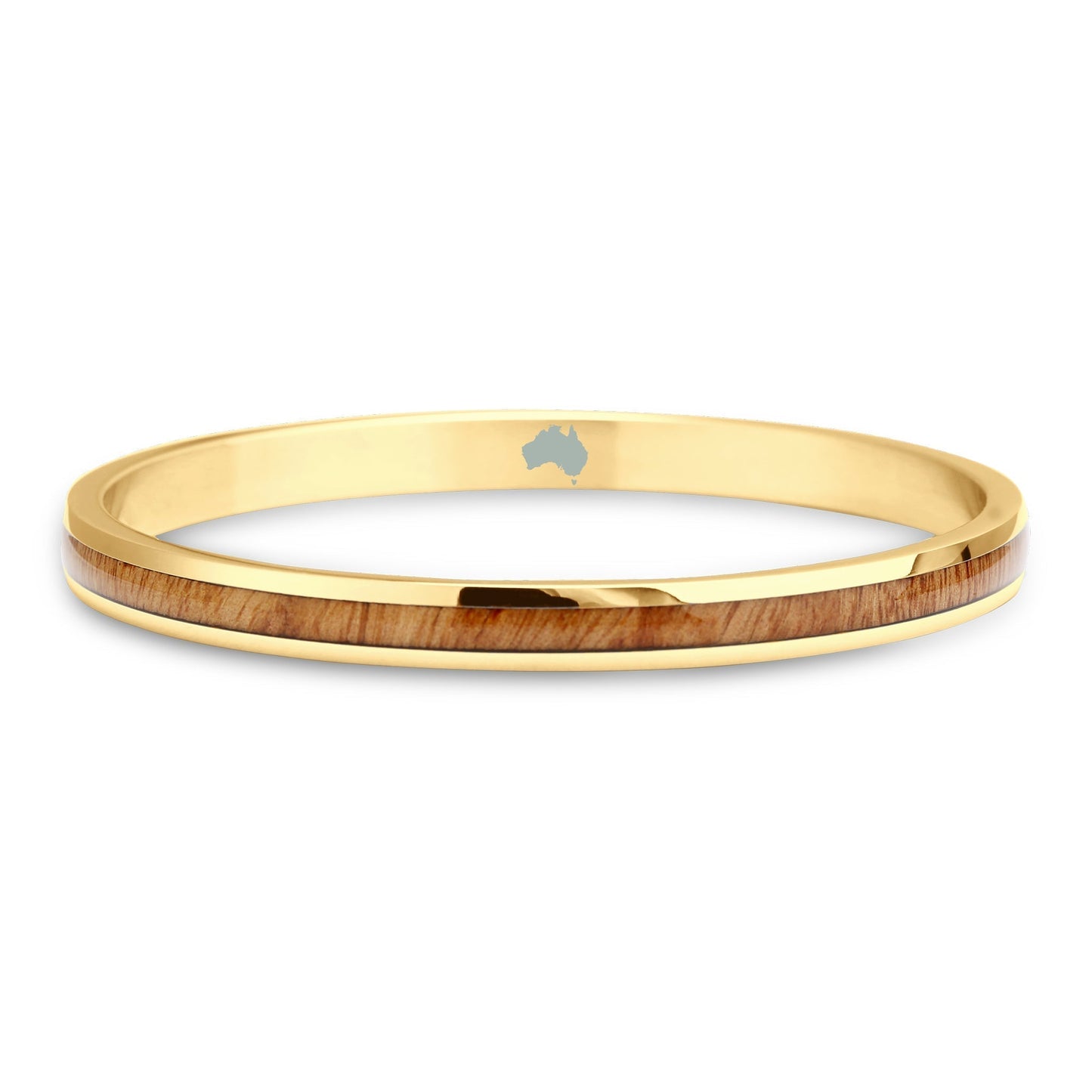 Gum Burl Bangle - Yellow Gold - PBNJ FASHIONS