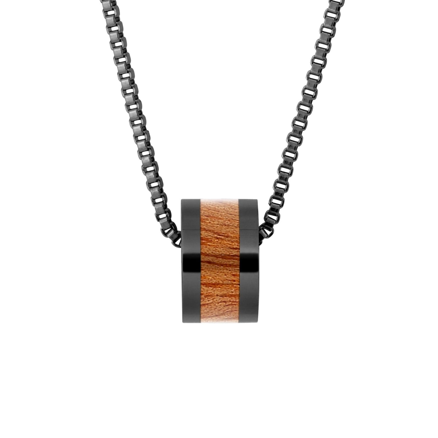 Gum Burl Classic Barrel - Gunmetal - PBNJ FASHIONS