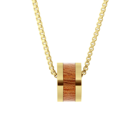 Gum Burl Classic Barrel - Yellow Gold - PBNJ FASHIONS