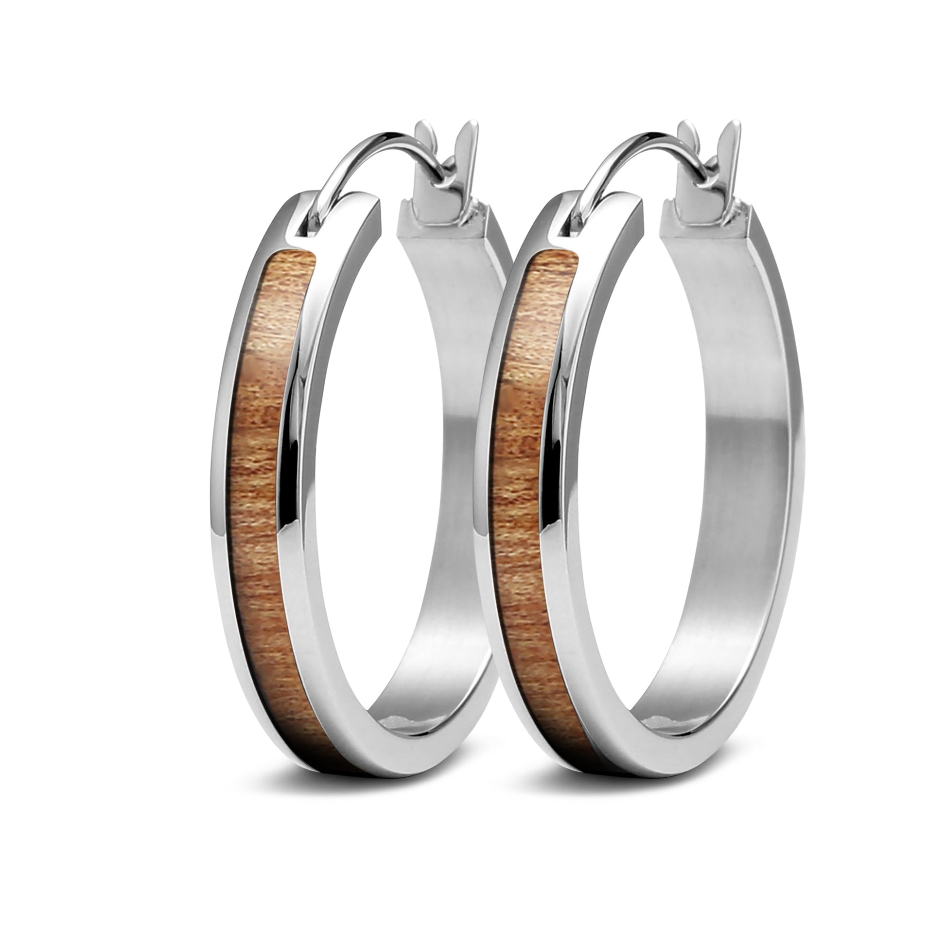 Gum Burl Hoop Earrings - PBNJ FASHIONS