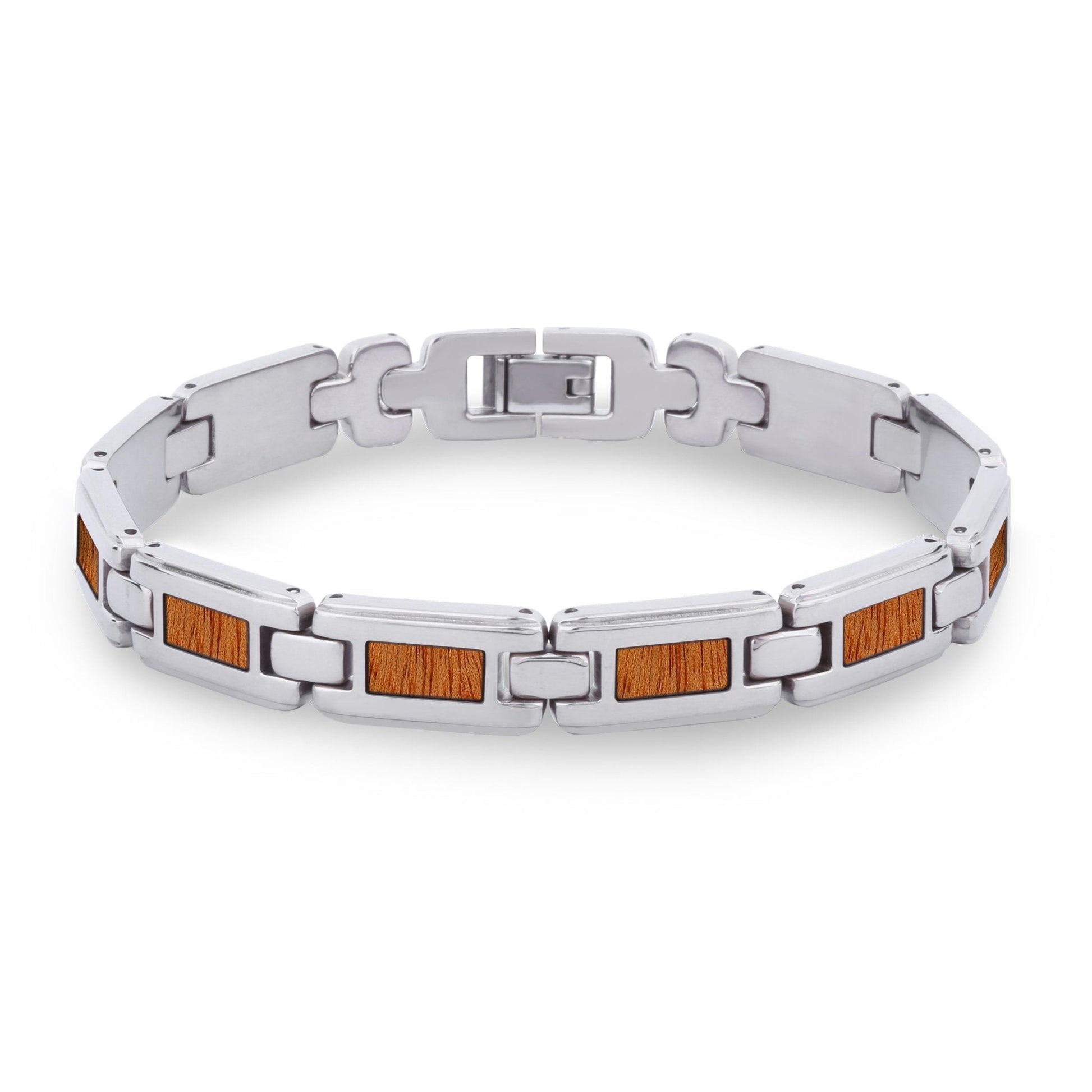 Gum Burl Men's Link Bracelet - PBNJ FASHIONS