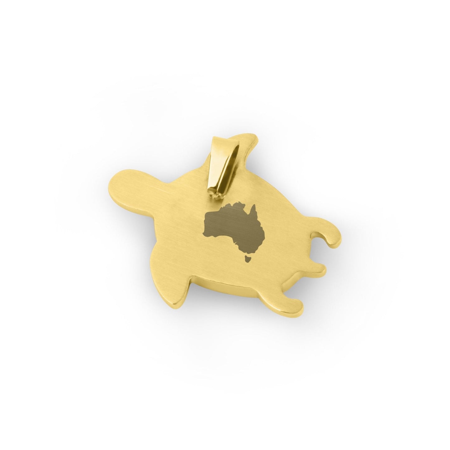 Gum Burl Turtle Necklace - Yellow Gold - PBNJ FASHIONS