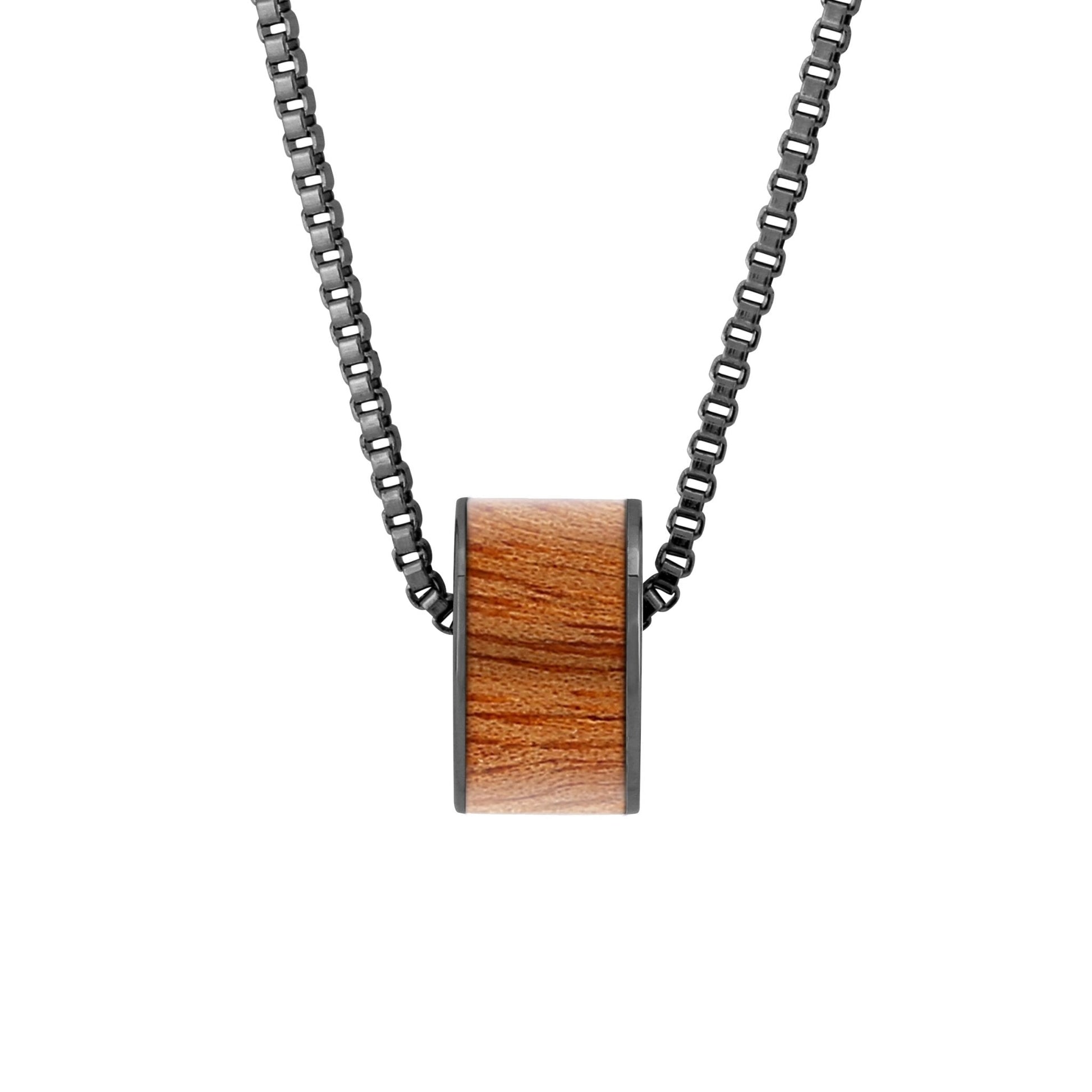 Gum Burl Wide Barrel - Gunmetal - PBNJ FASHIONS