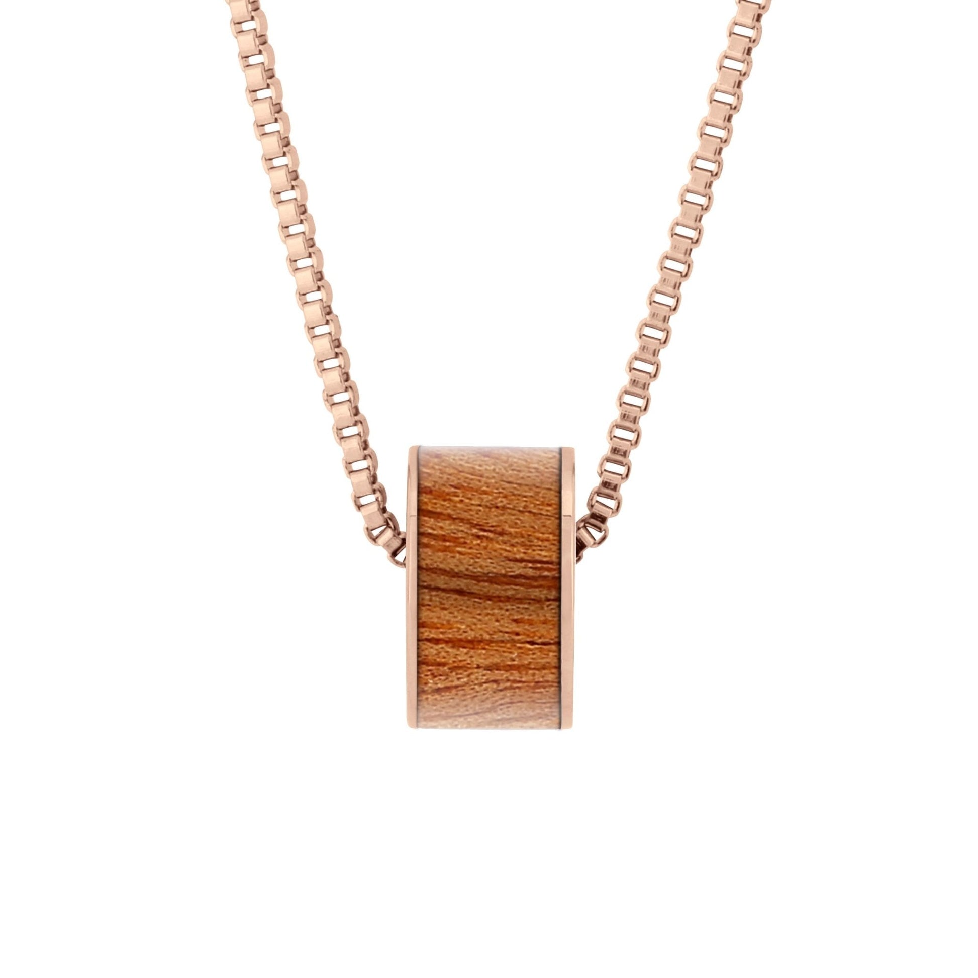 Gum Burl Wide Barrel - Rose Gold - PBNJ FASHIONS
