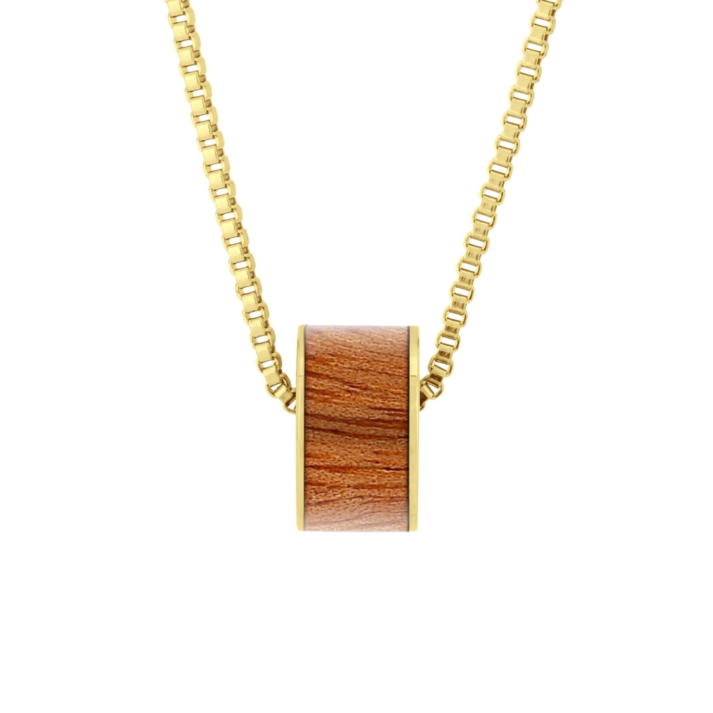 Gum Burl Wide Barrel - Yellow Gold - PBNJ FASHIONS