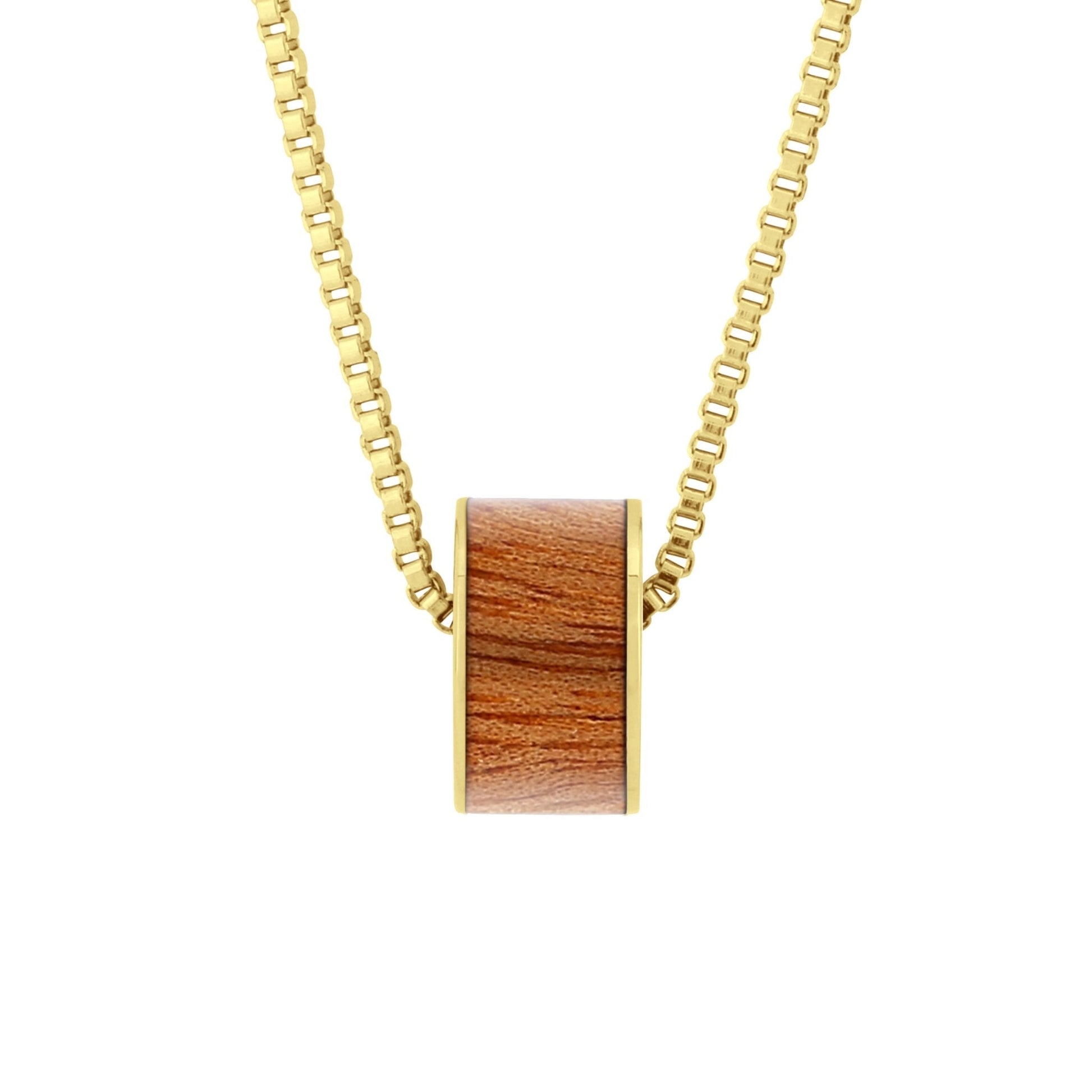 Gum Burl Wide Barrel - Yellow Gold - PBNJ FASHIONS