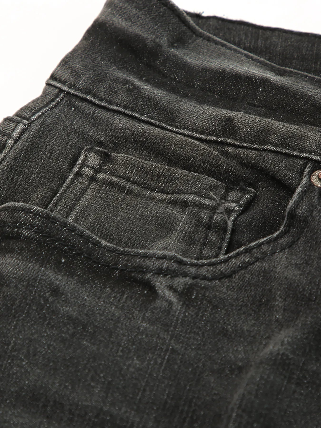 High Waist Distressed Straight Leg Jeans - PBNJ FASHIONS