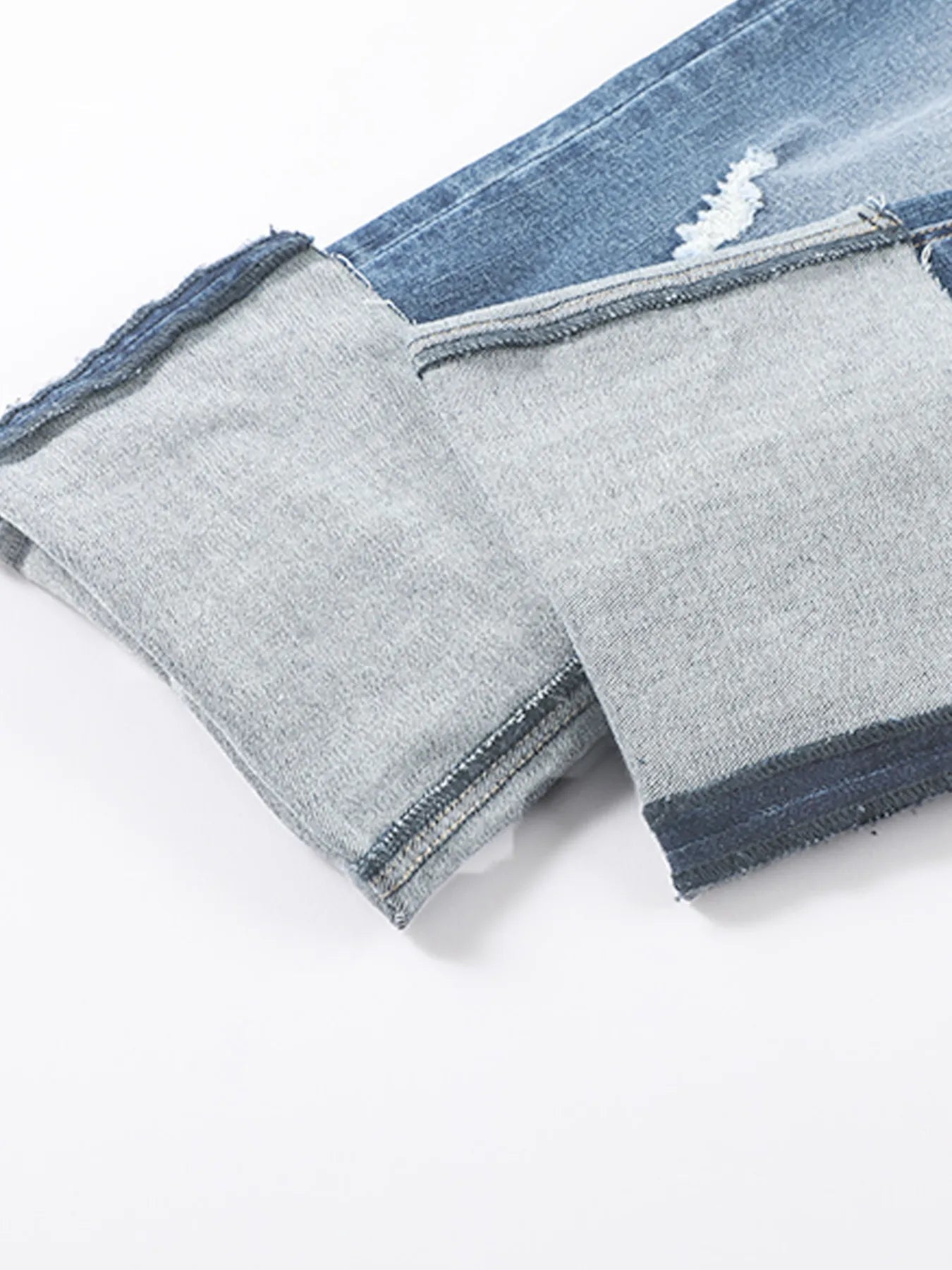 High Waist Distressed Straight Leg Jeans - PBNJ FASHIONS