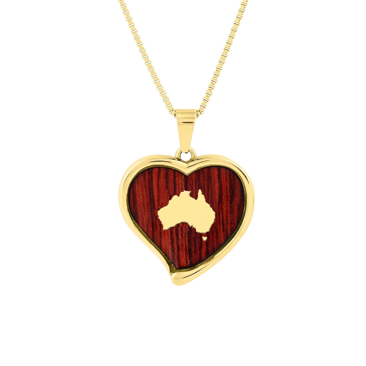 Jarrah Heart Necklace - Yellow Gold - PBNJ FASHIONS