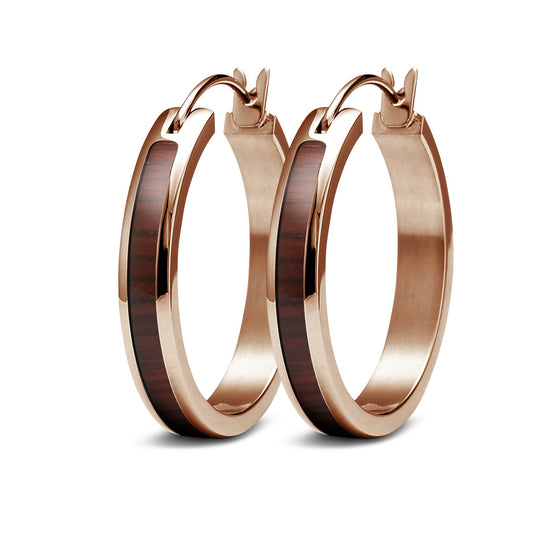 Jarrah Hoop Earrings - Rose Gold - PBNJ FASHIONS