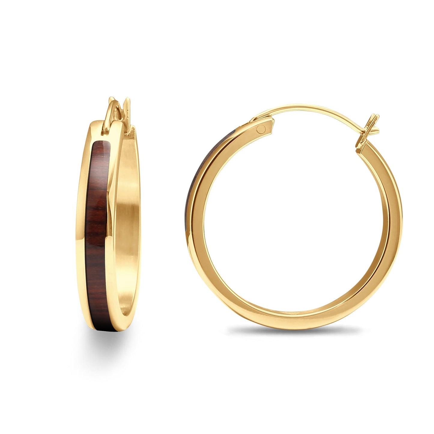 Jarrah Hoop Earrings - Yellow Gold - PBNJ FASHIONS