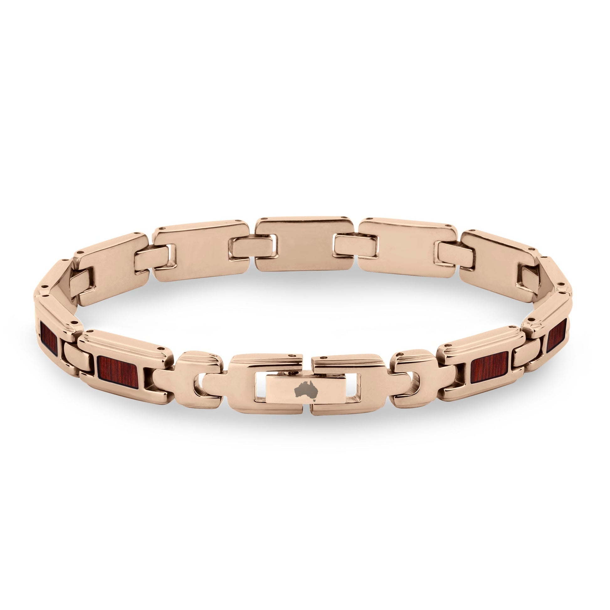 Jarrah Ladies Link Bracelet - Rose Gold - PBNJ FASHIONS