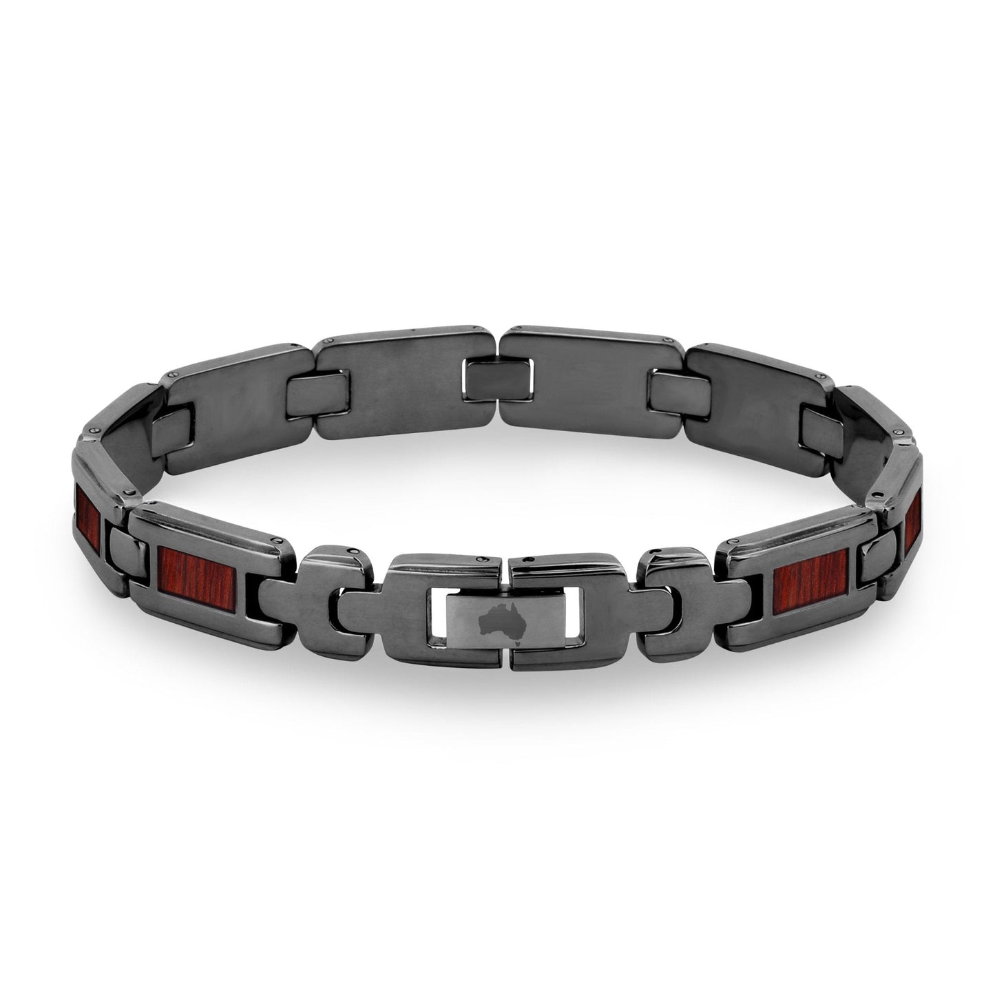 Jarrah Men's Link Bracelet - Gunmetal