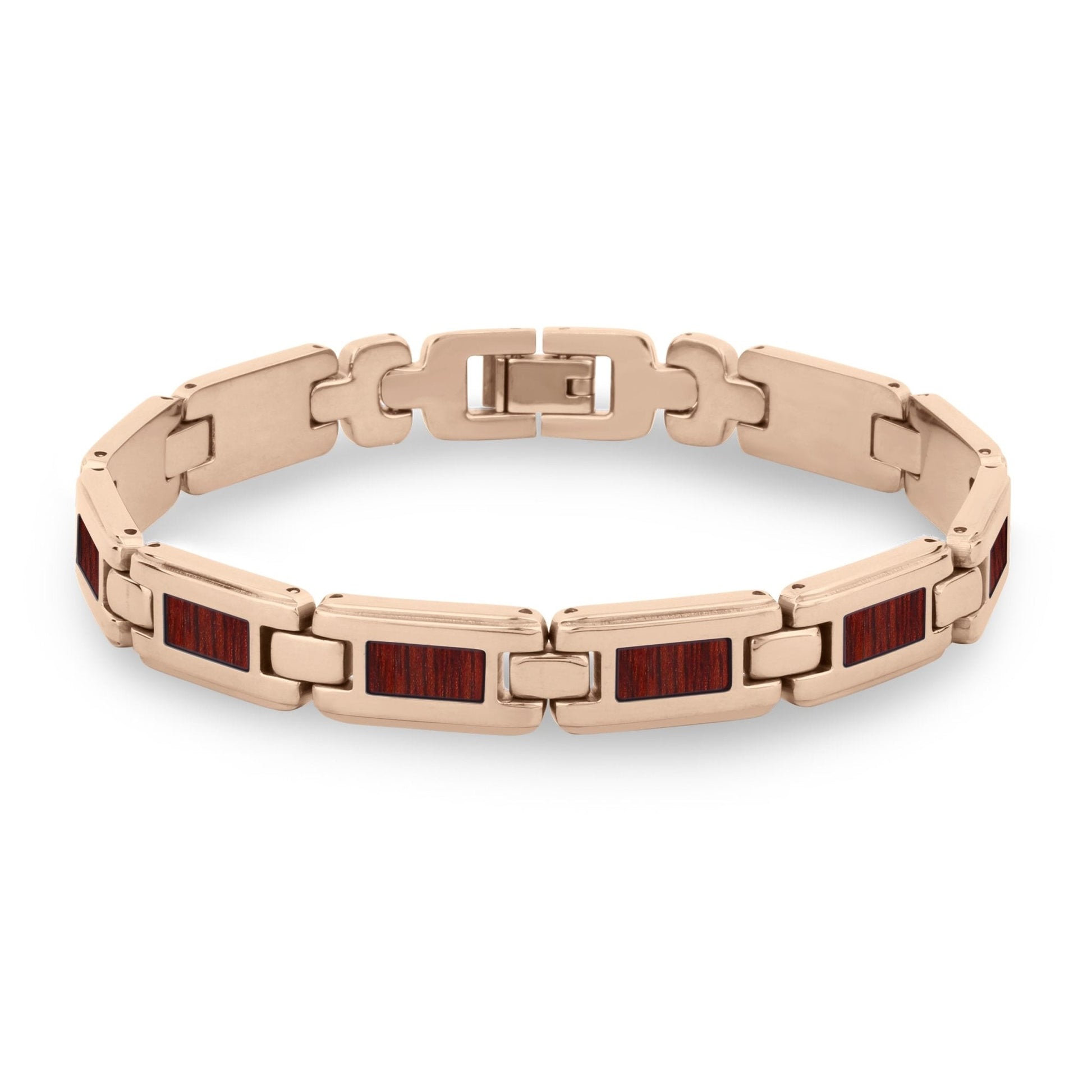Jarrah Men's Link Bracelet - Rose Gold - PBNJ FASHIONS