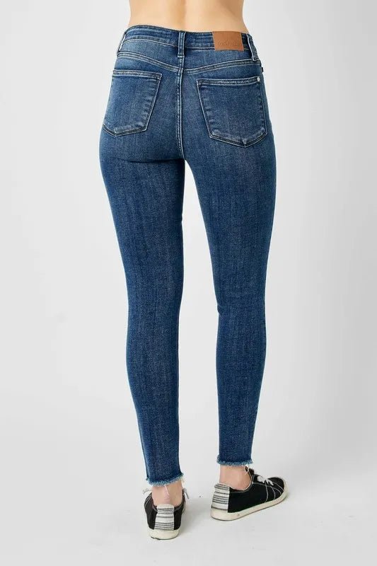 Judy Blue Full Size High Waist Distressed Skinny Jeans - PBNJ FASHIONS