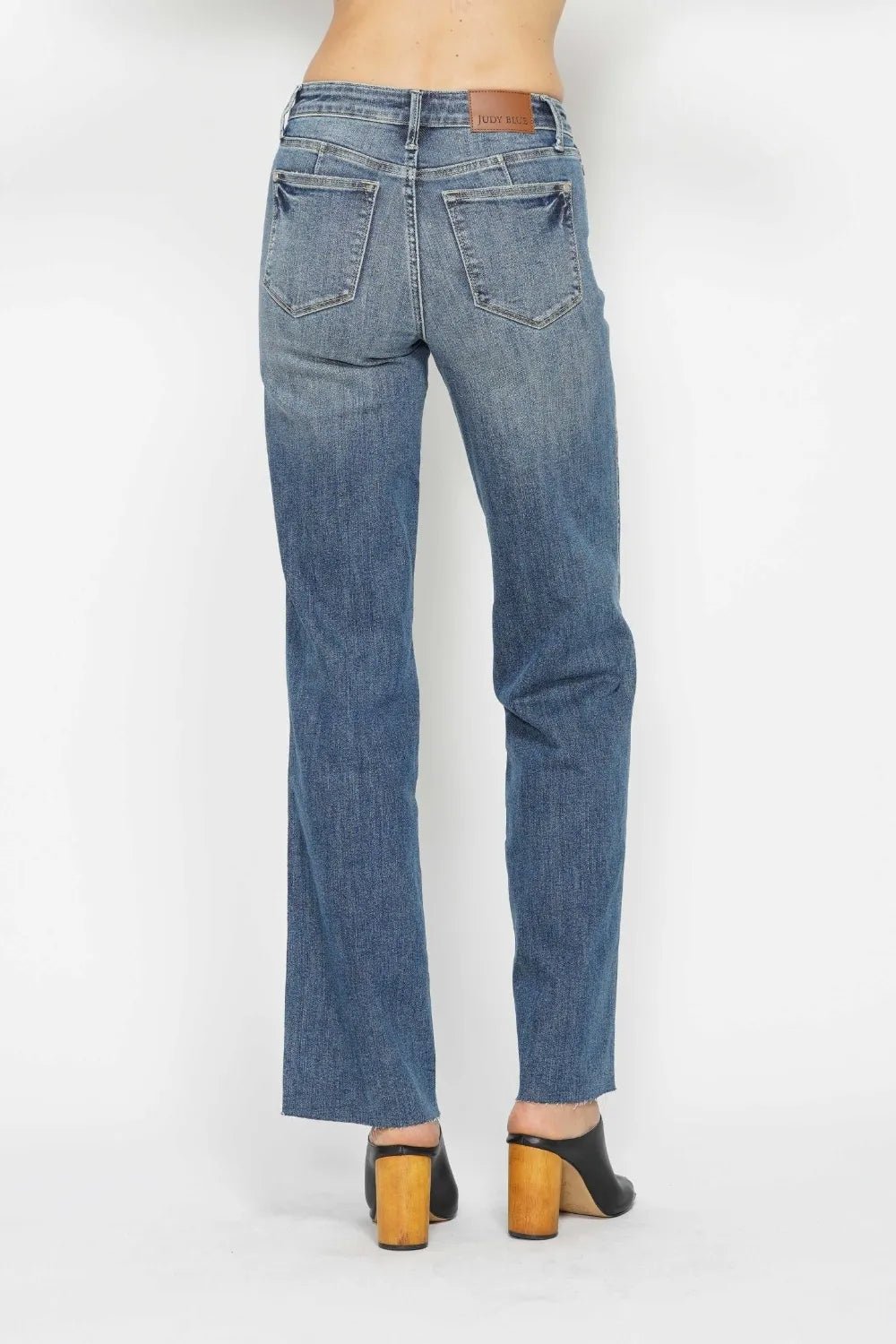 Judy Blue Full Size Tummy Control Straight Jeans - PBNJ FASHIONS
