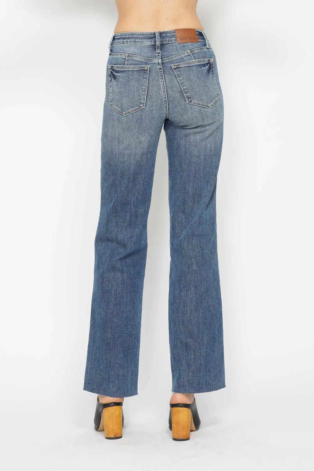 Judy Blue Full Size Tummy Control Straight Jeans - PBNJ FASHIONS