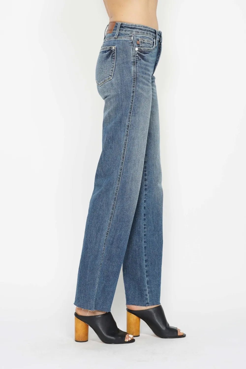 Judy Blue Full Size Tummy Control Straight Jeans - PBNJ FASHIONS