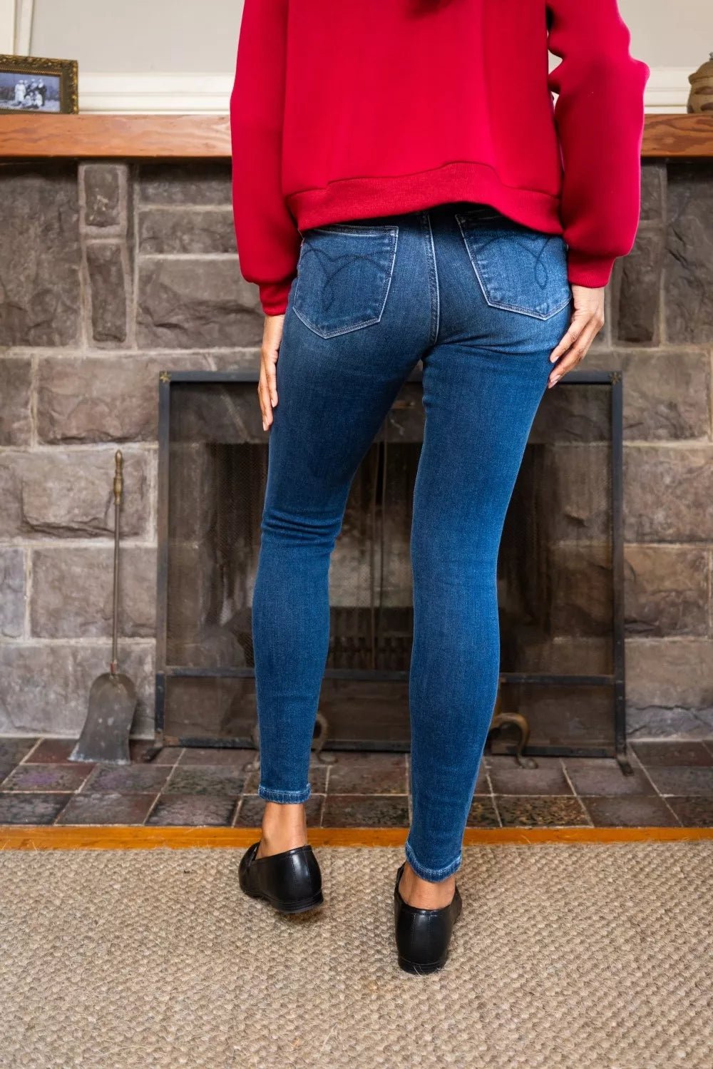 Judy Blue Full Size Washed Thermal Skinny Jeans Plus Size - PBNJ FASHIONS