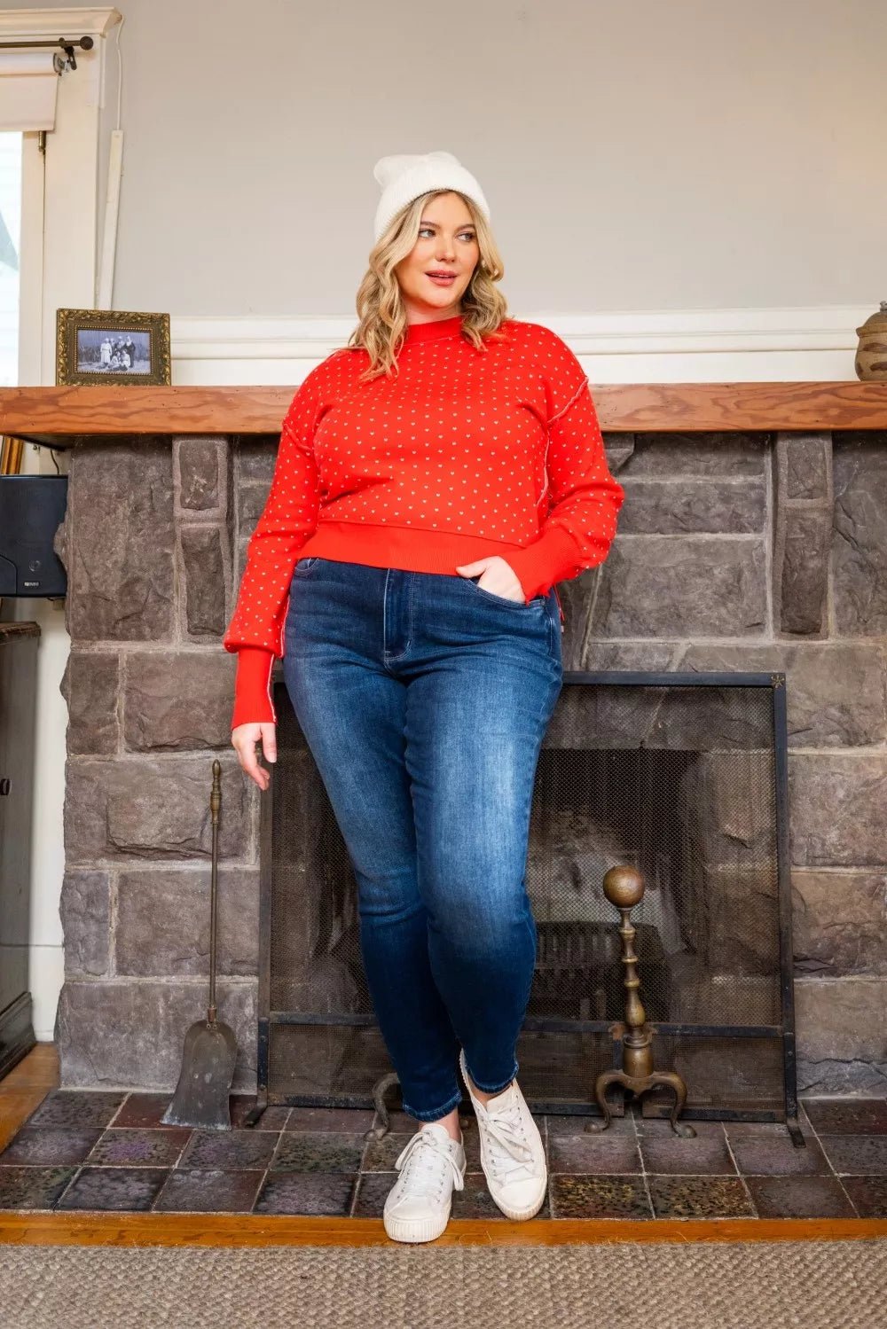 Judy Blue Full Size Washed Thermal Skinny Jeans Plus Size - PBNJ FASHIONS