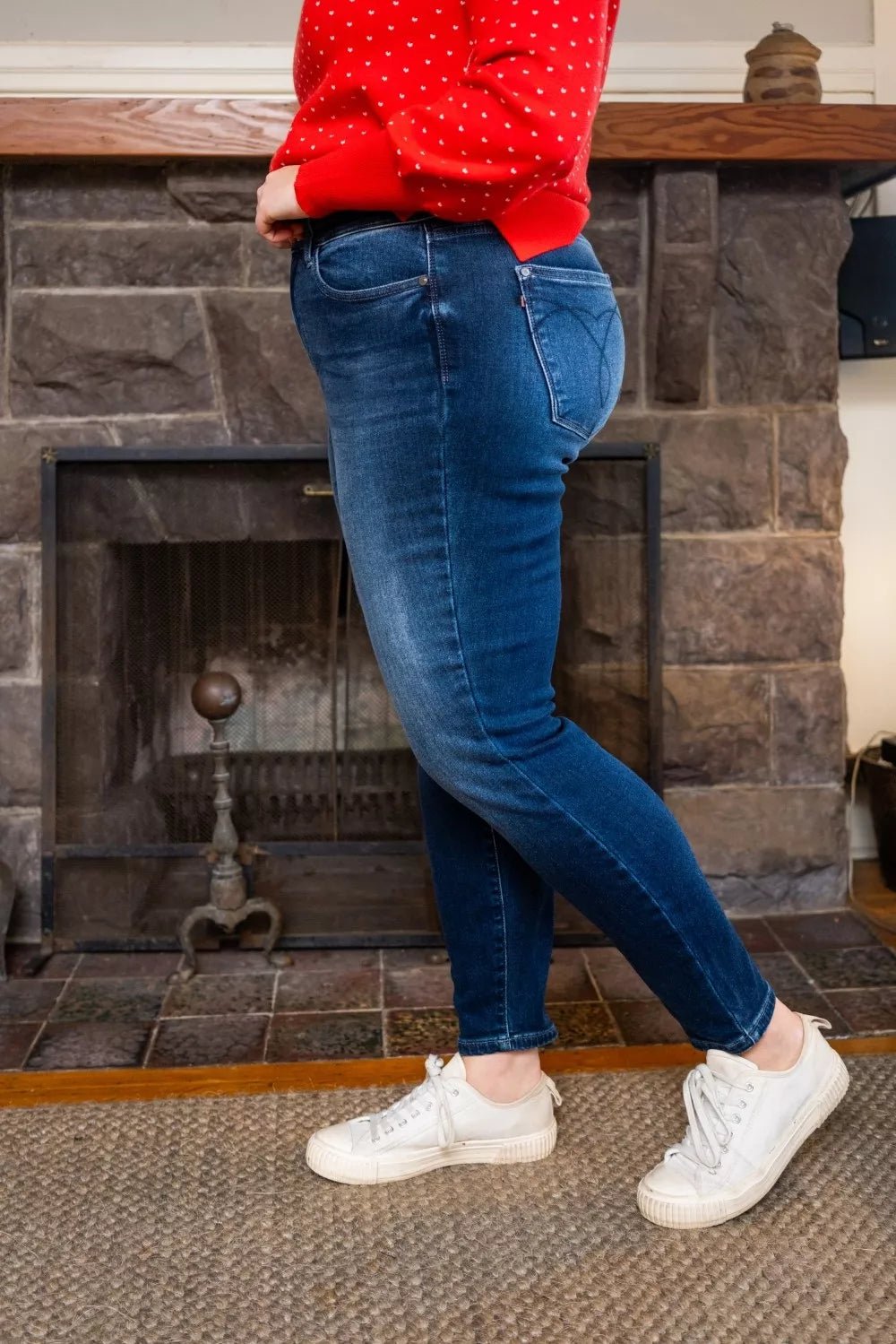 Judy Blue Full Size Washed Thermal Skinny Jeans Plus Size - PBNJ FASHIONS