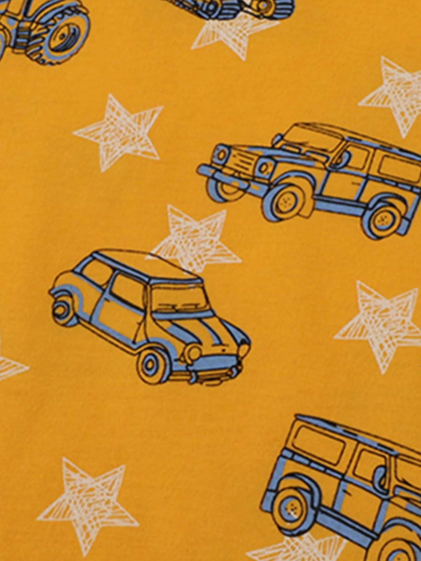Kids Construction Vehicles Print Tee | Vibrant Illustrations | Soft Cotton | Imaginative Play - Mustard-2T- - PBNJ FASHIONS