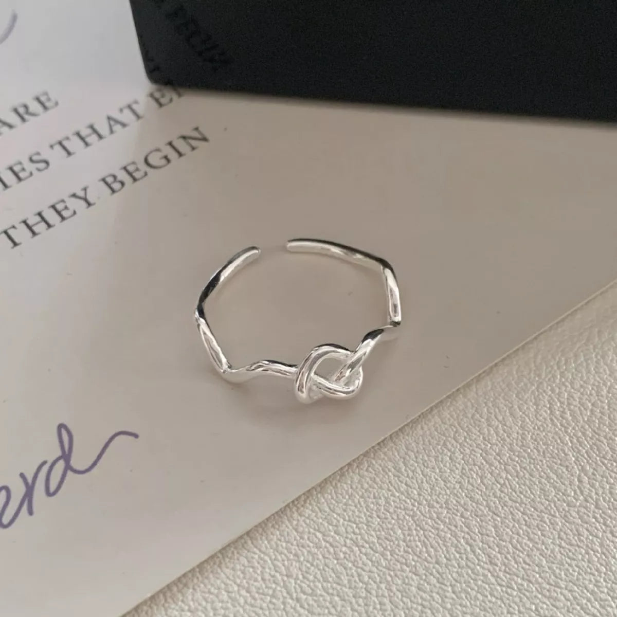 Lightweight Knot Open Ring - PBNJ FASHIONS