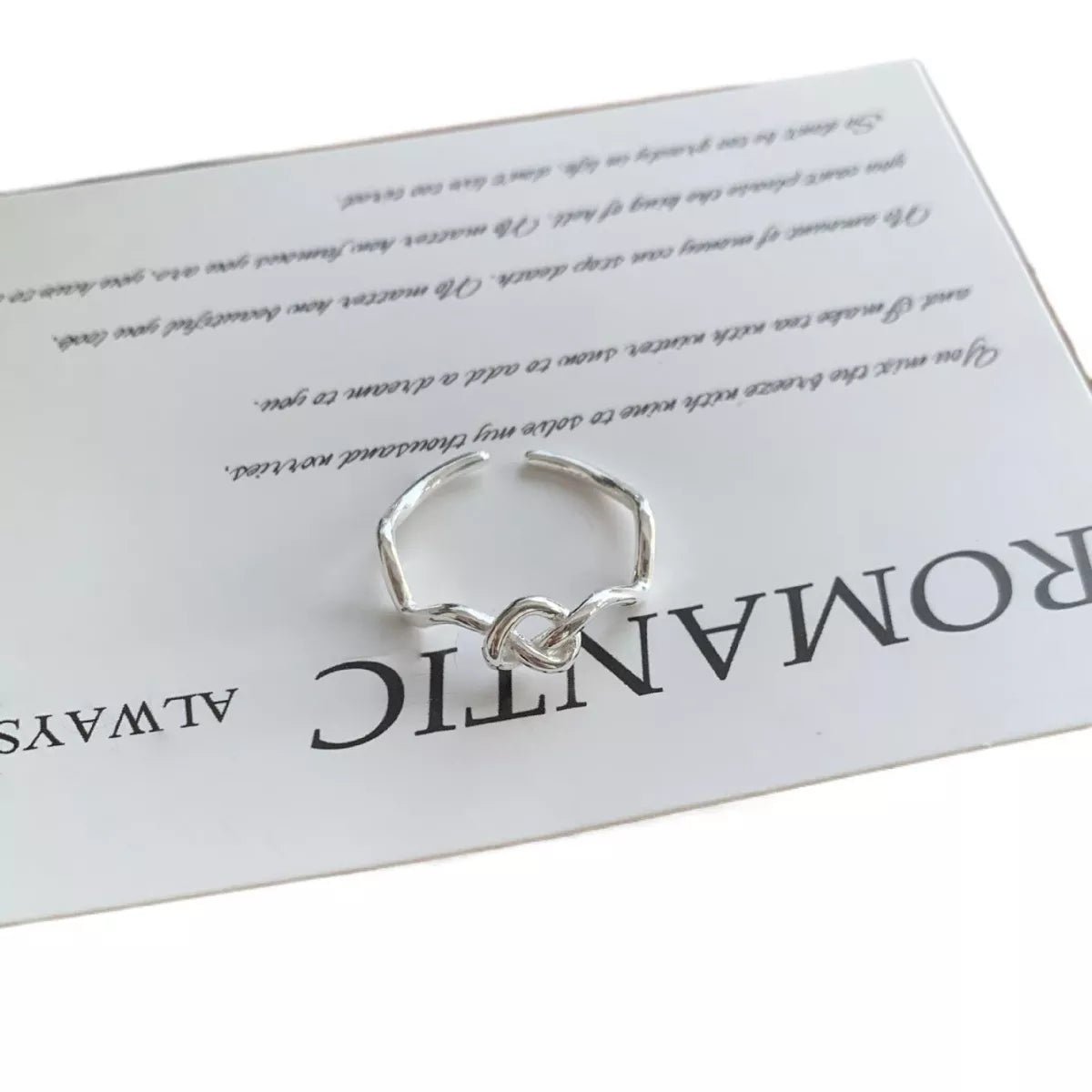 Lightweight Knot Open Ring - PBNJ FASHIONS