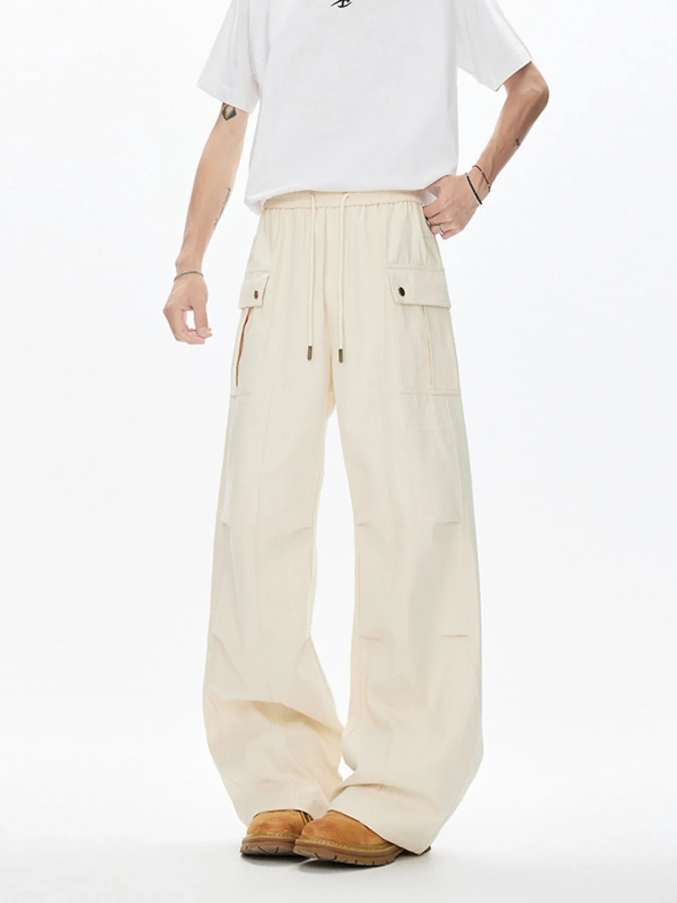 Men's Drawstring Cargo Pants - PBNJ FASHIONS