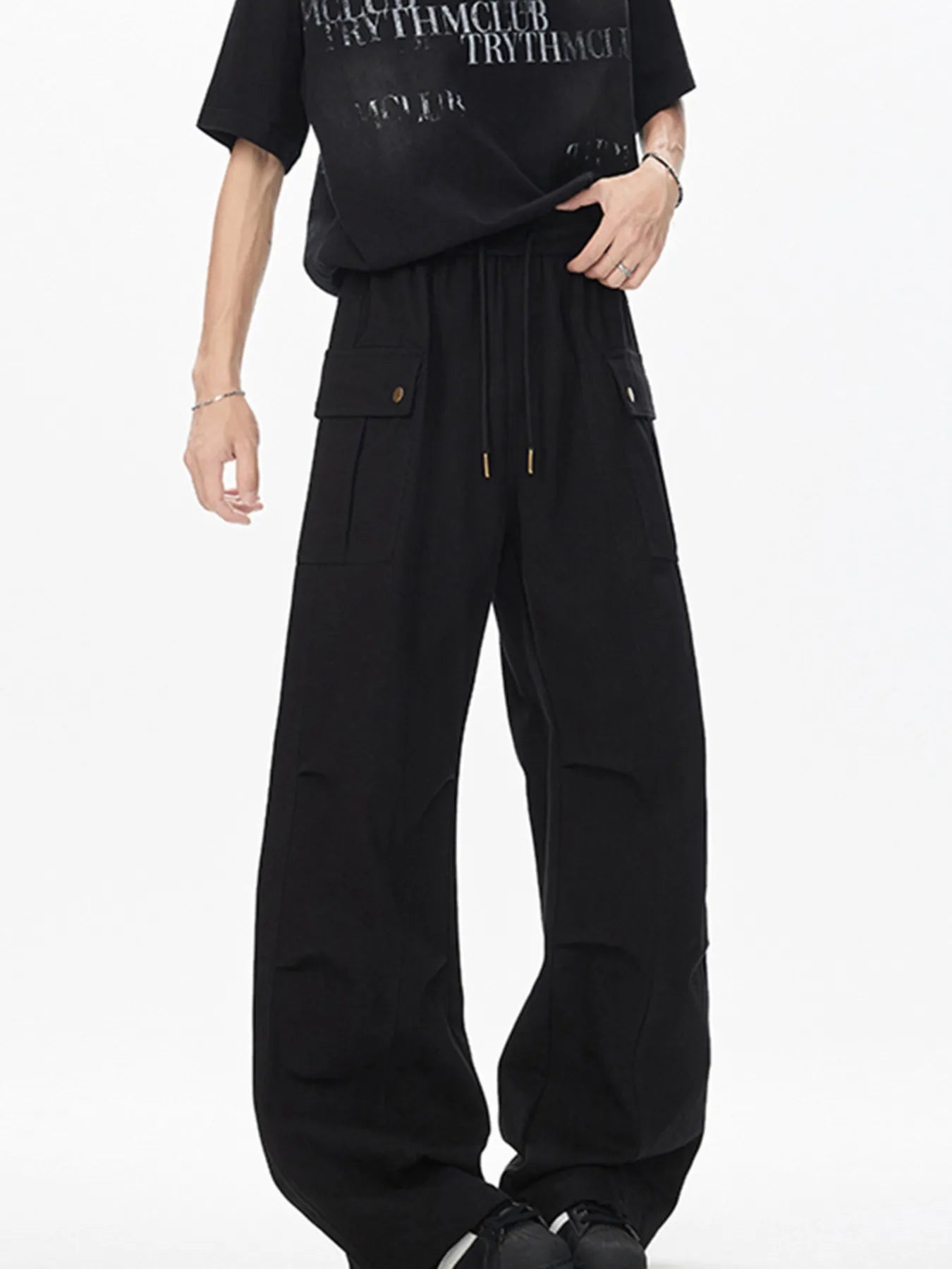 Men's Drawstring Cargo Pants - PBNJ FASHIONS