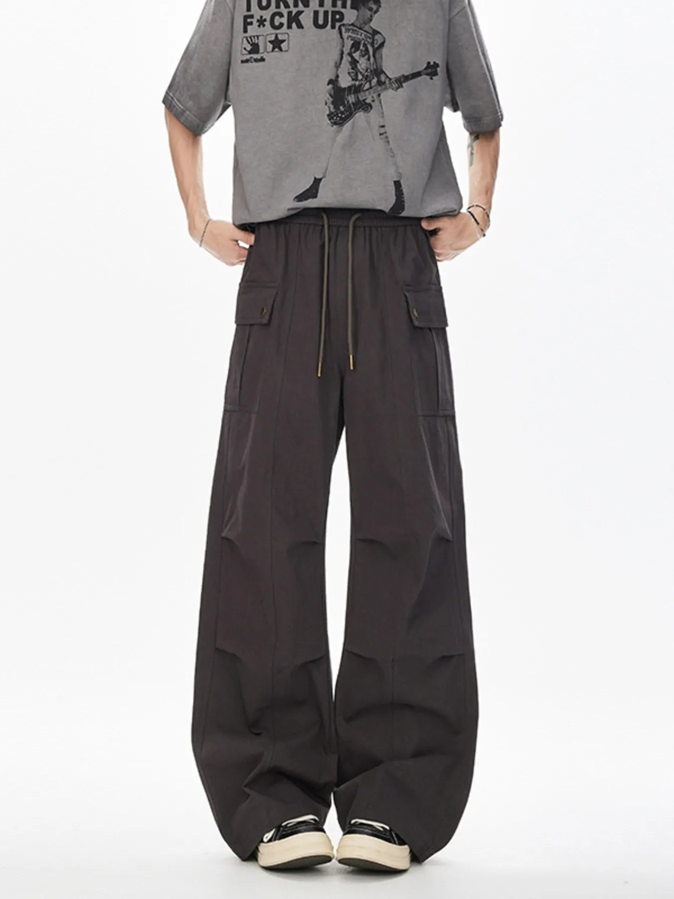Men's Drawstring Cargo Pants - PBNJ FASHIONS