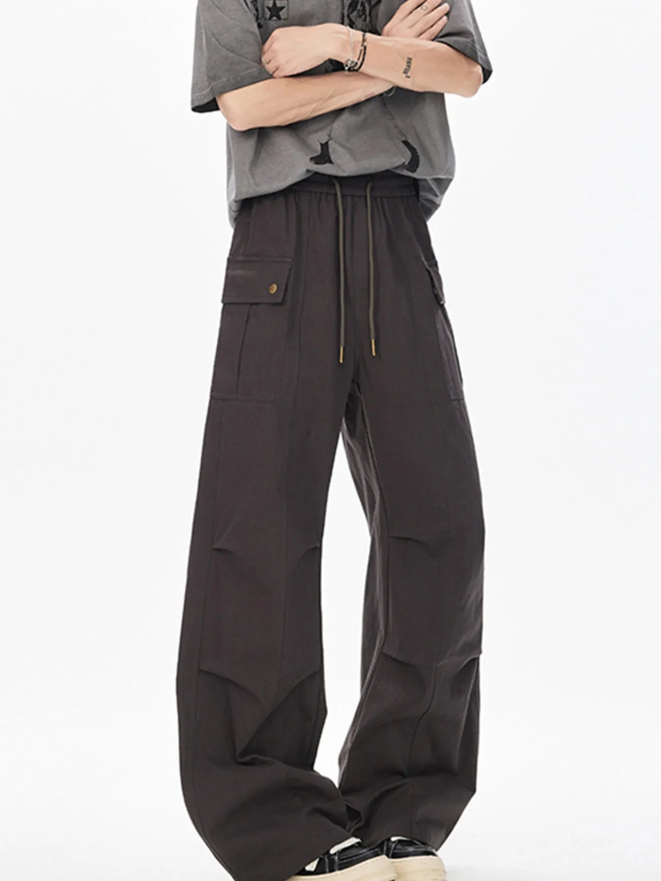 Men's Drawstring Cargo Pants - PBNJ FASHIONS